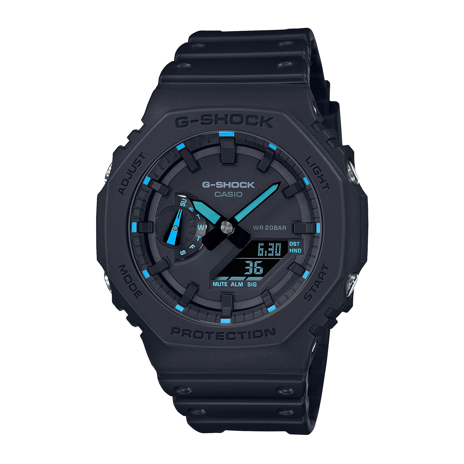 Reloj G-SHOCK GA-2100-1A2 Carbono/Resina Hombre Negro