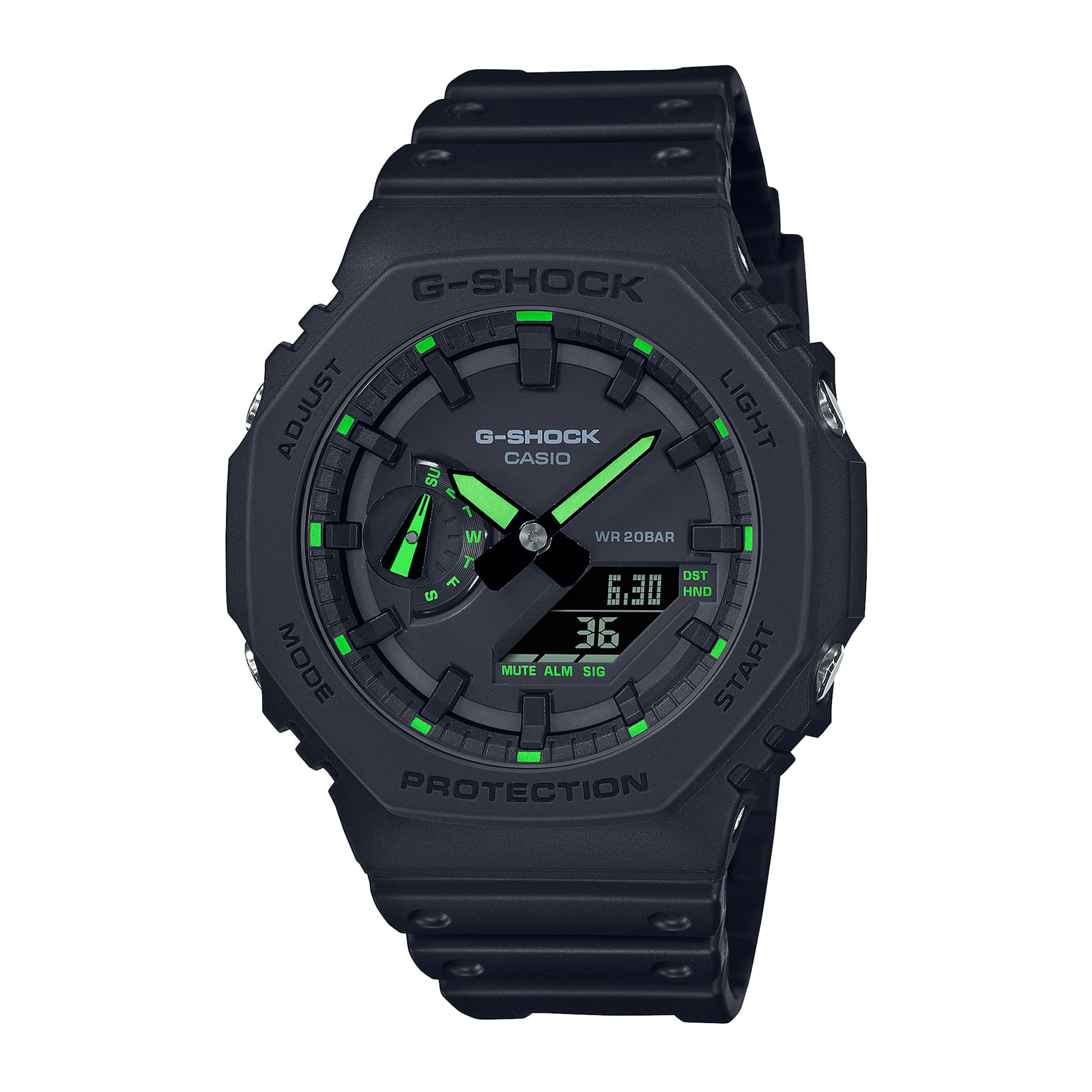 Reloj G-SHOCK GA-2100-1A3 Carbono/Resina Hombre Negro