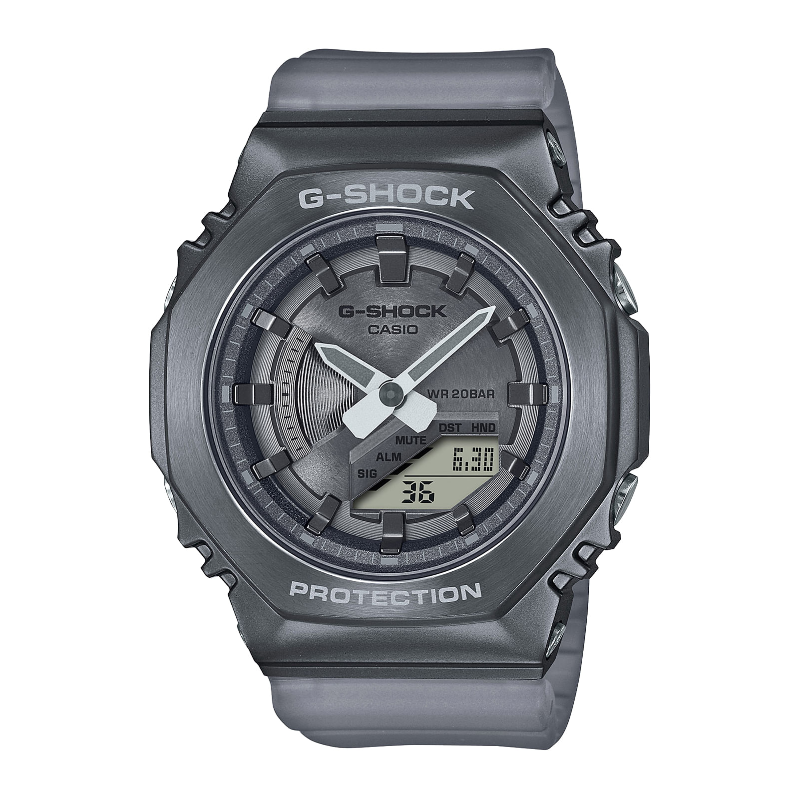 Reloj G-SHOCK GM-S2100MF-1A Resina/Acero Unisex Plateado