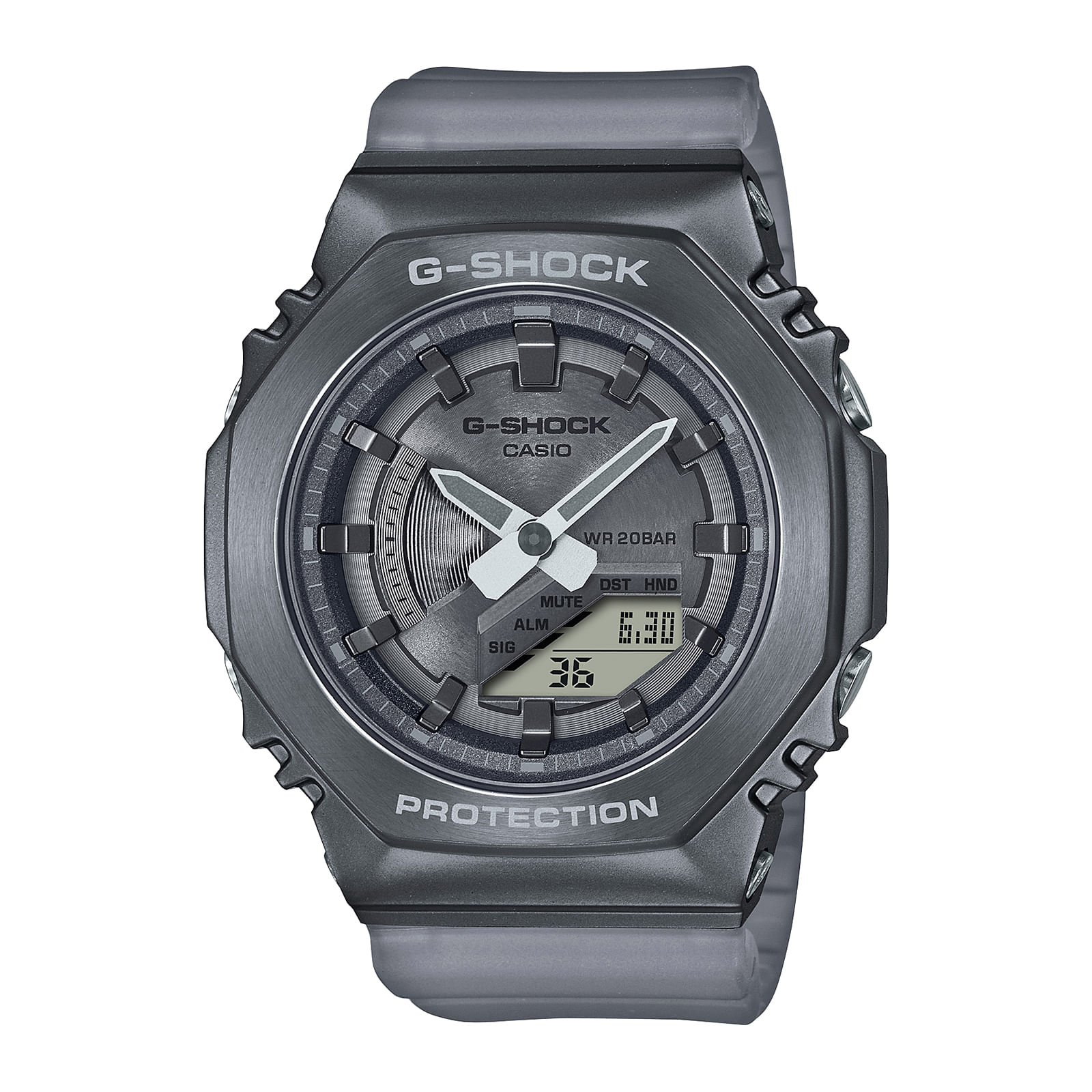 Reloj G-SHOCK GM-S2100MF-1A Resina/Acero Mujer Gris