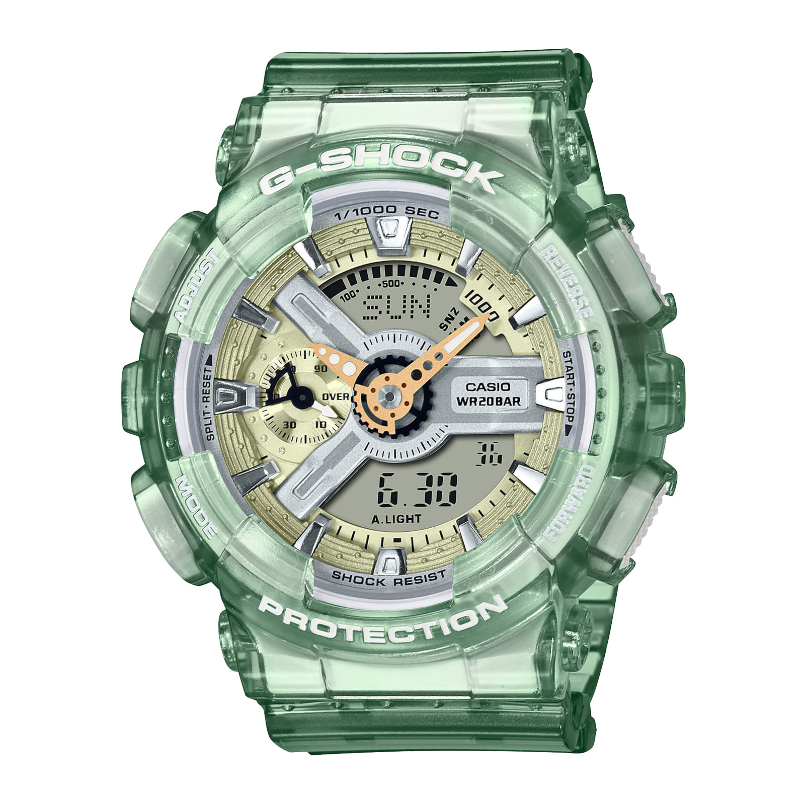 recurso proteger Artificial Reloj G-SHOCK GMA-S110GS-3A Resina Mujer Verde - Btime