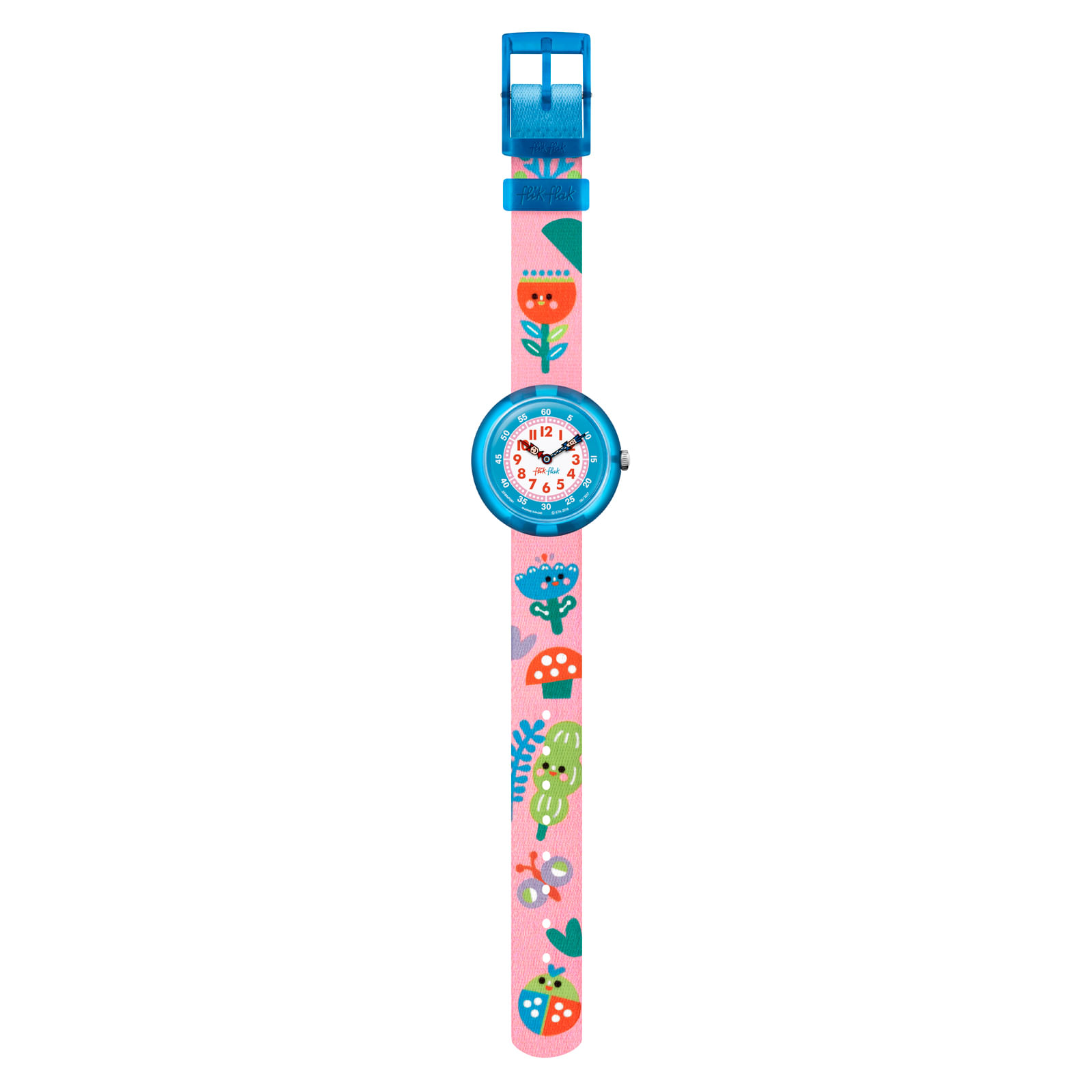 Reloj FLIK FLAK ONCE AND FLORAL ZFBNP091C Niños Azul