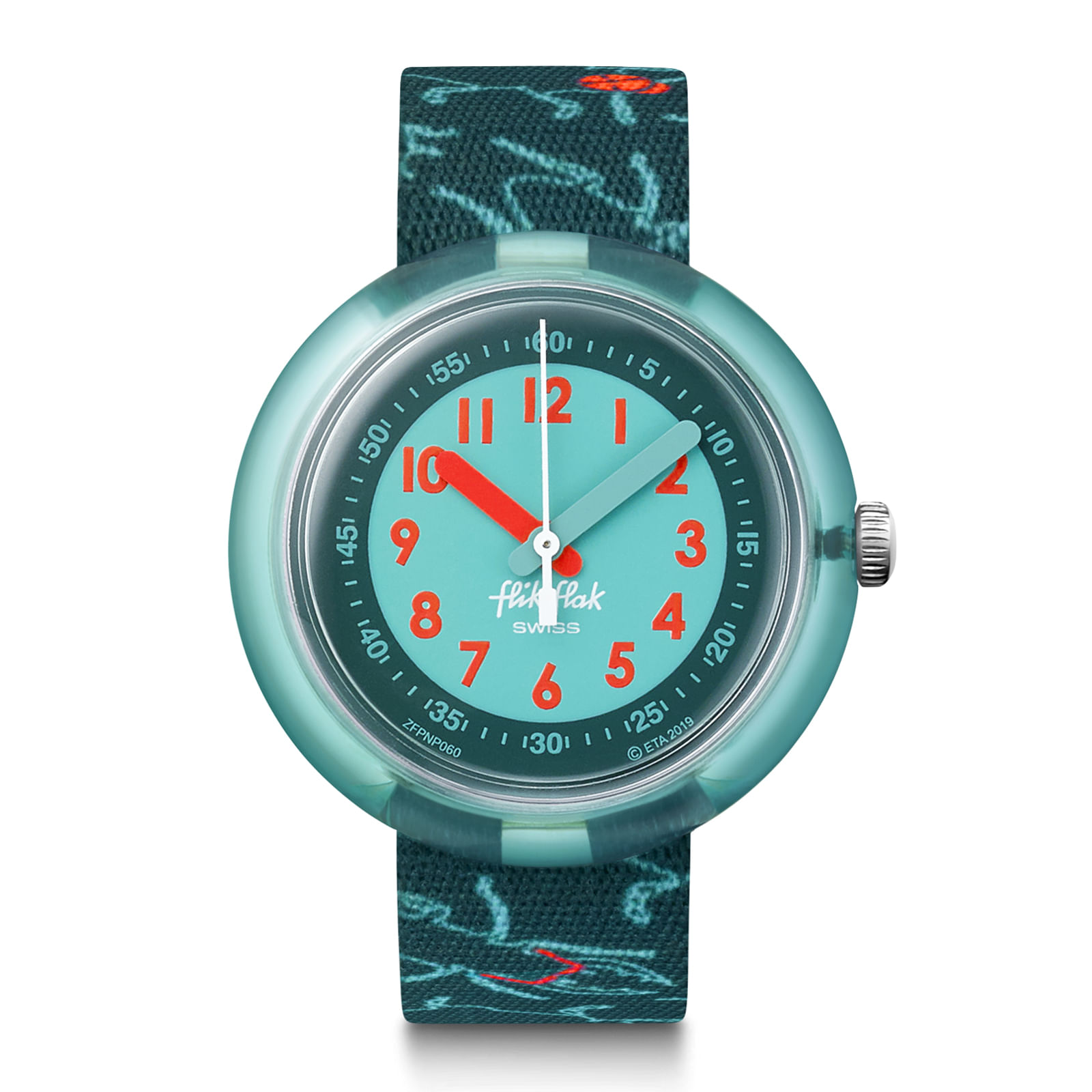 Reloj FLIK FLAK FUNKY BUGS ZFPNP060 Niños Verde