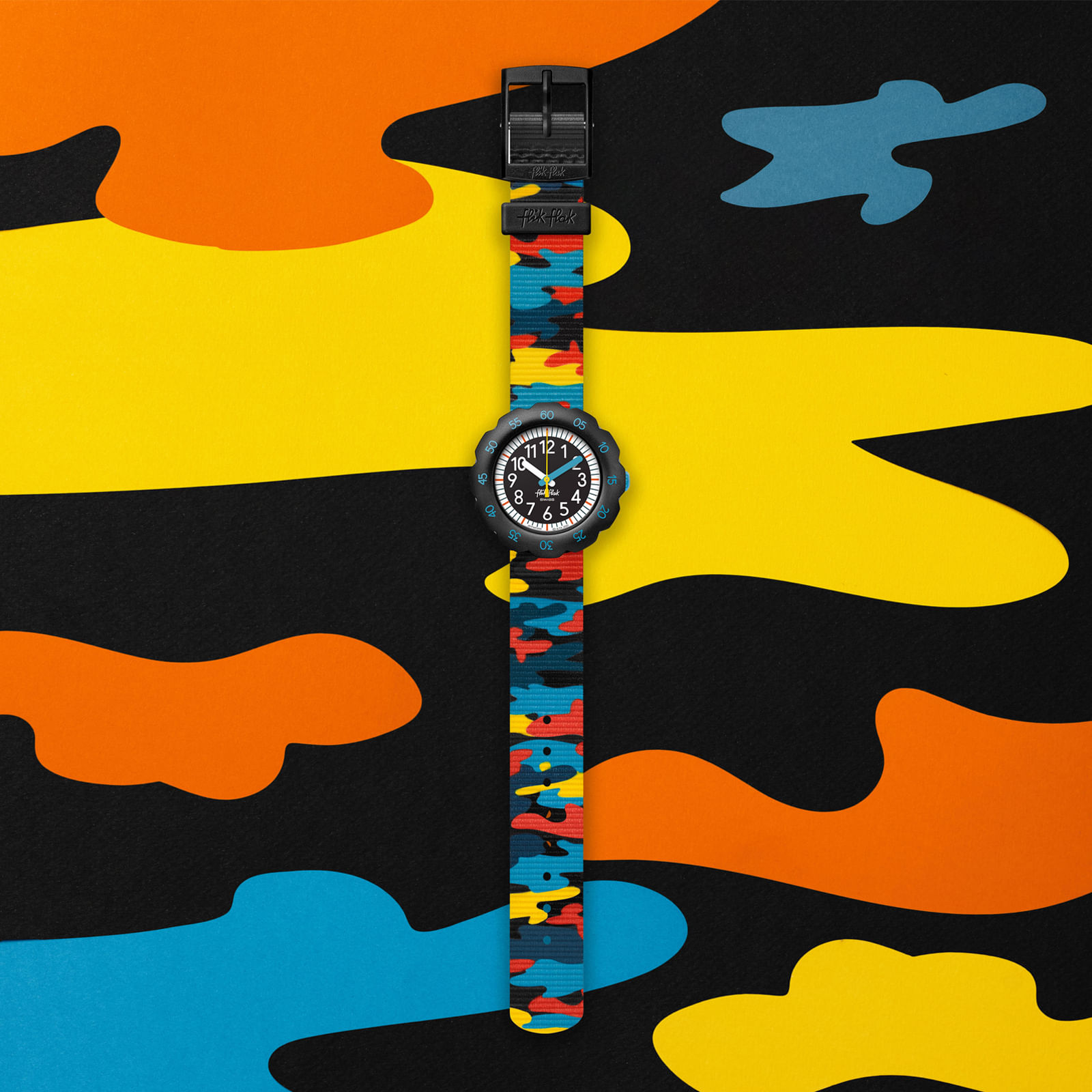 Reloj FLIK FLAK HIDE N VIBE ZFPSP059 Niños Negro