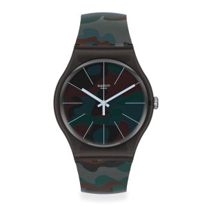 Reloj SWATCH CAMOUCITY SUOB175 Negro