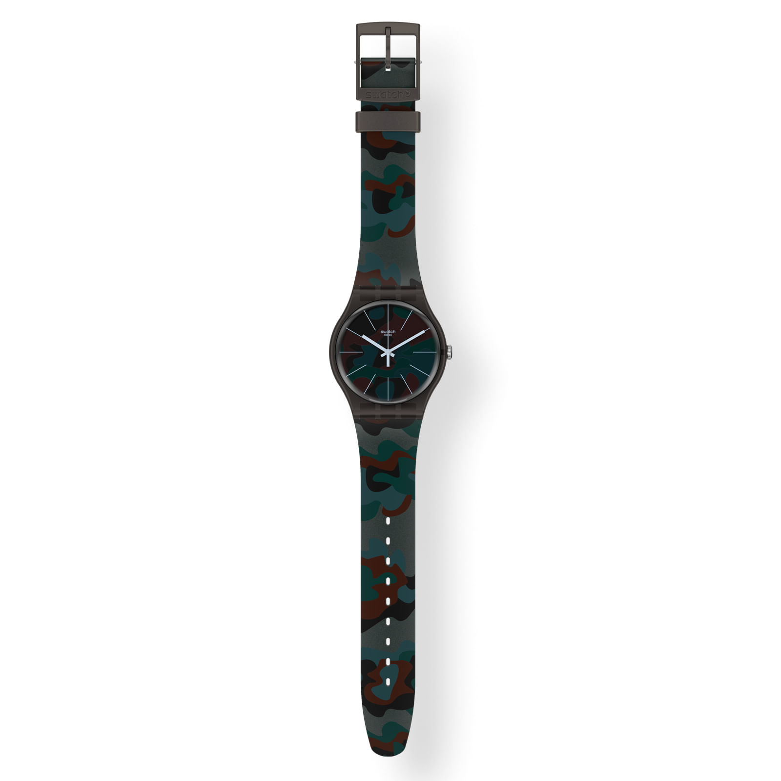 Reloj SWATCH CAMOUCITY SUOB175 Negro