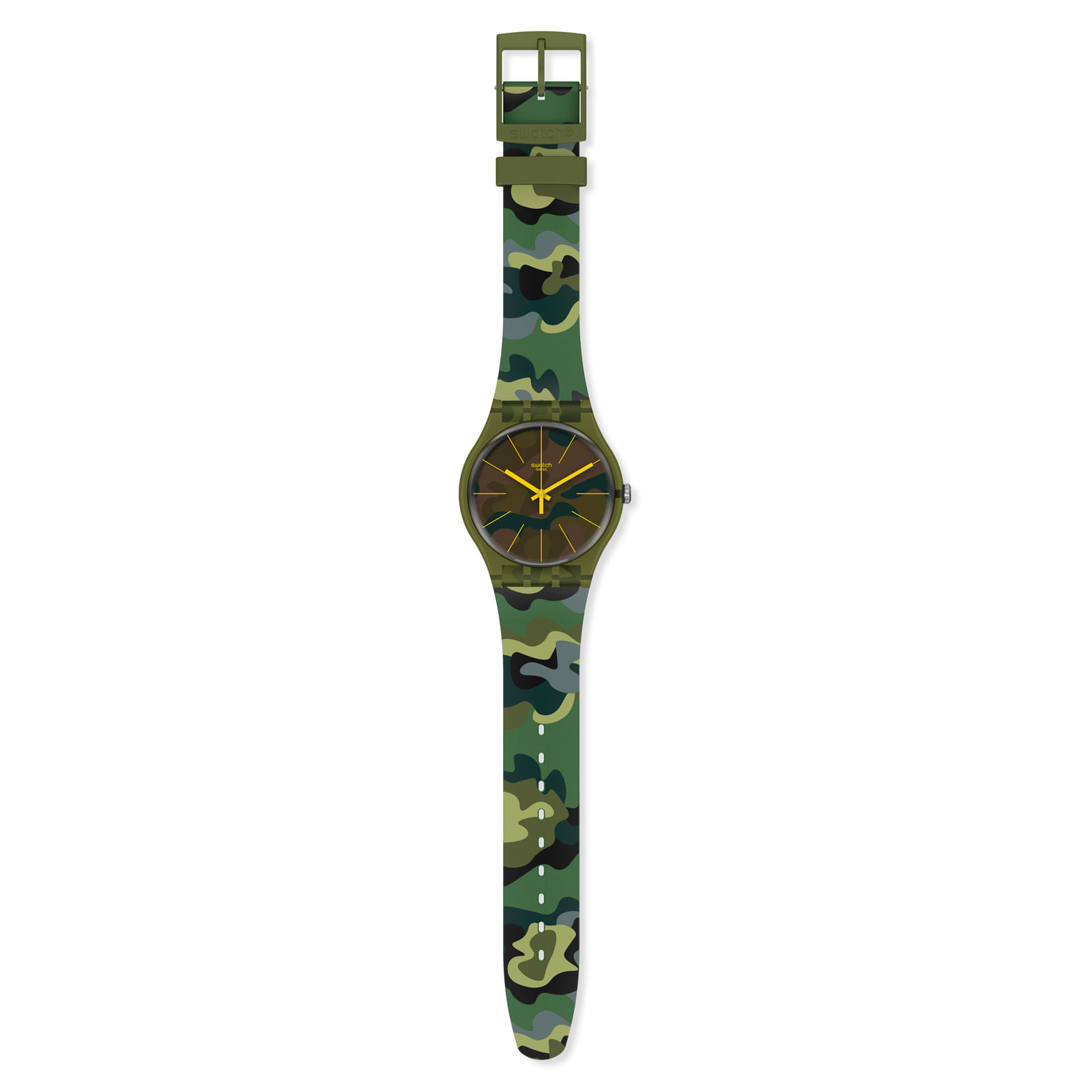 Reloj SWATCH CAMOUFOREST SUOG114 Verde