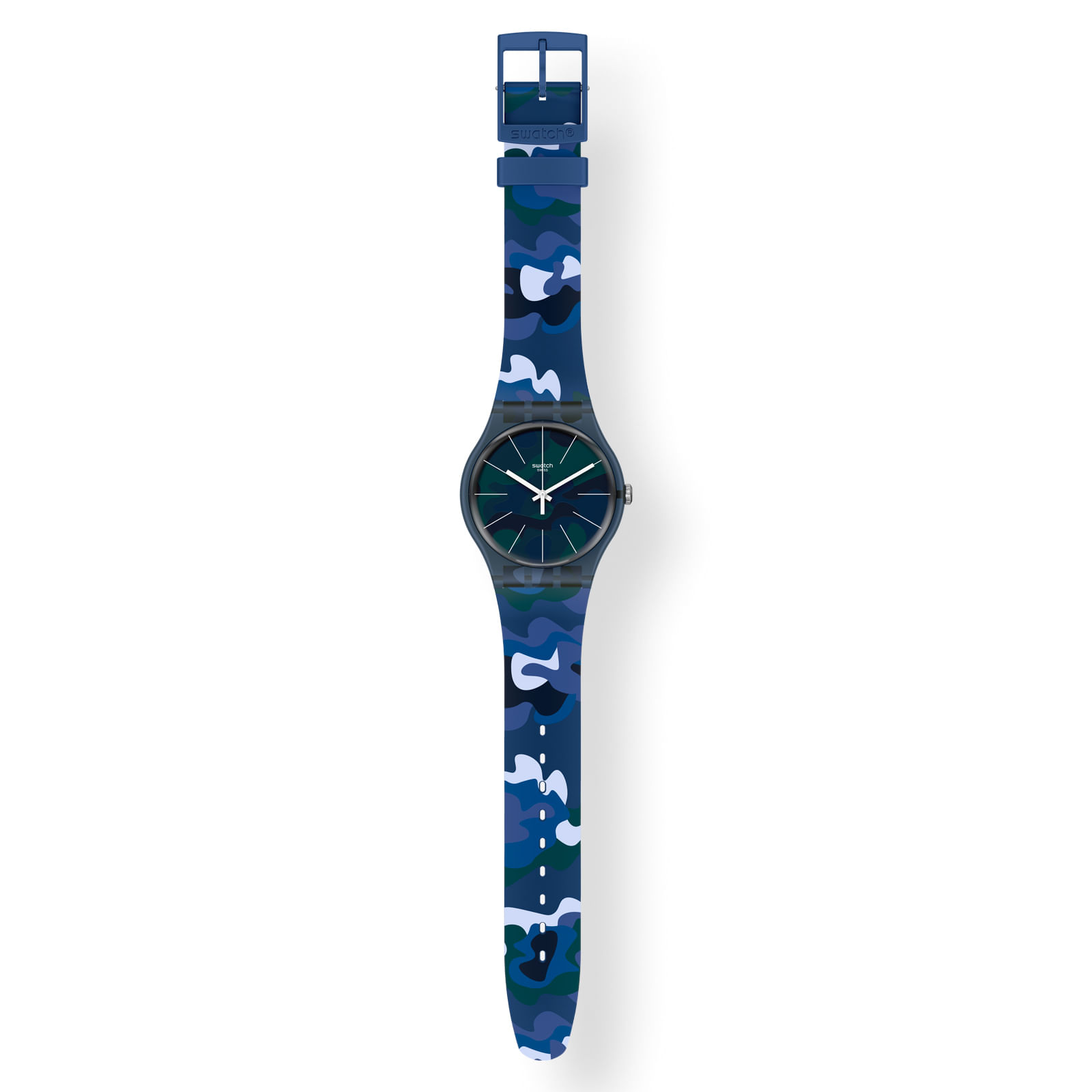 Reloj SWATCH CAMOUCLOUDS SUON140 Azul