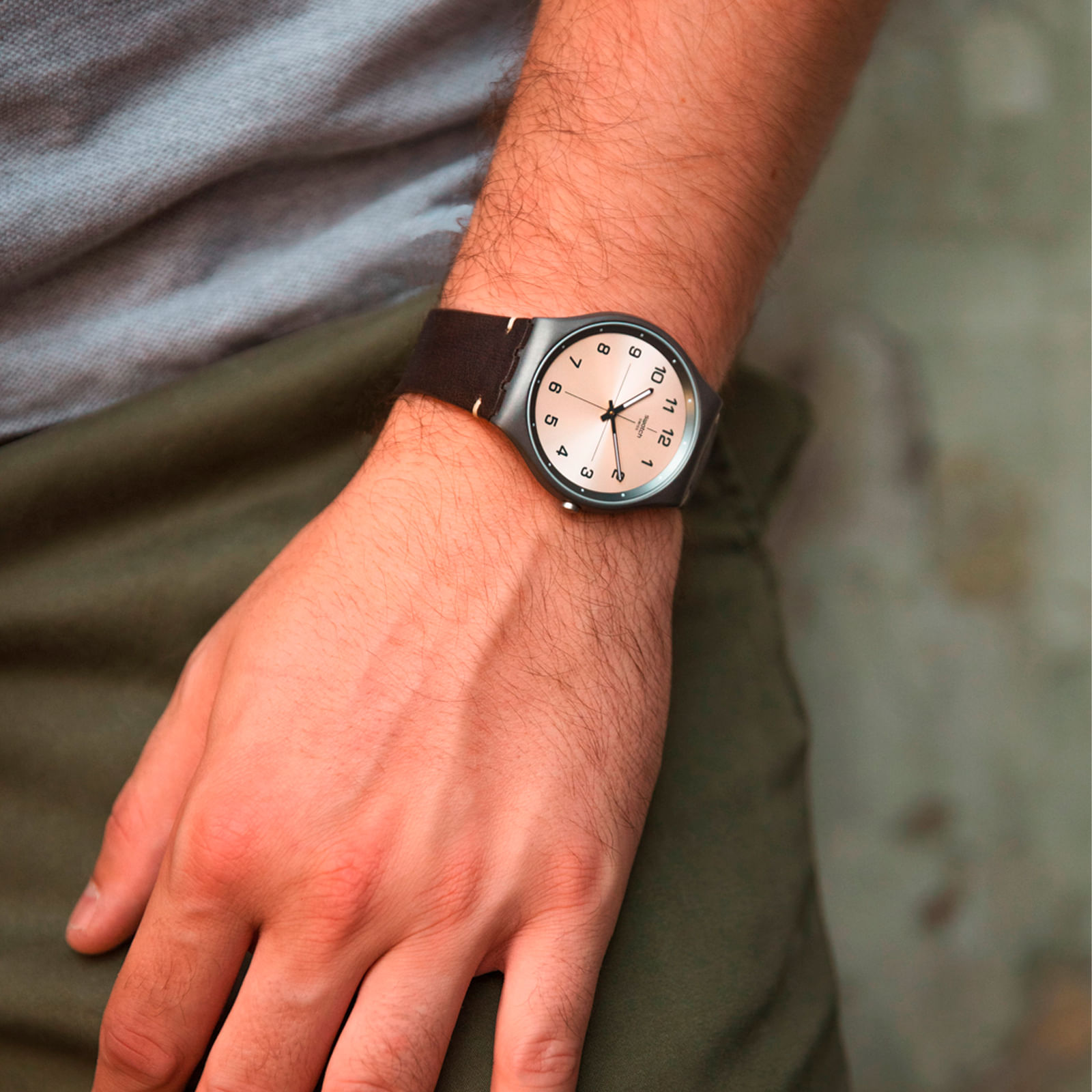 Reloj SWATCH TIME TO TROVALIZE SS07M100 Gris