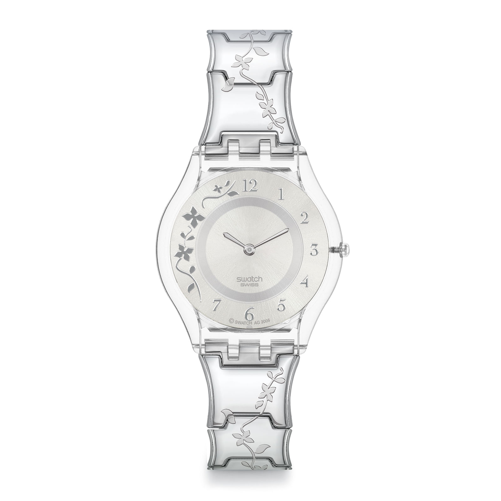 Reloj SWATCH CLIMBER FLOWERY AGAIN SS08K100G Transparente