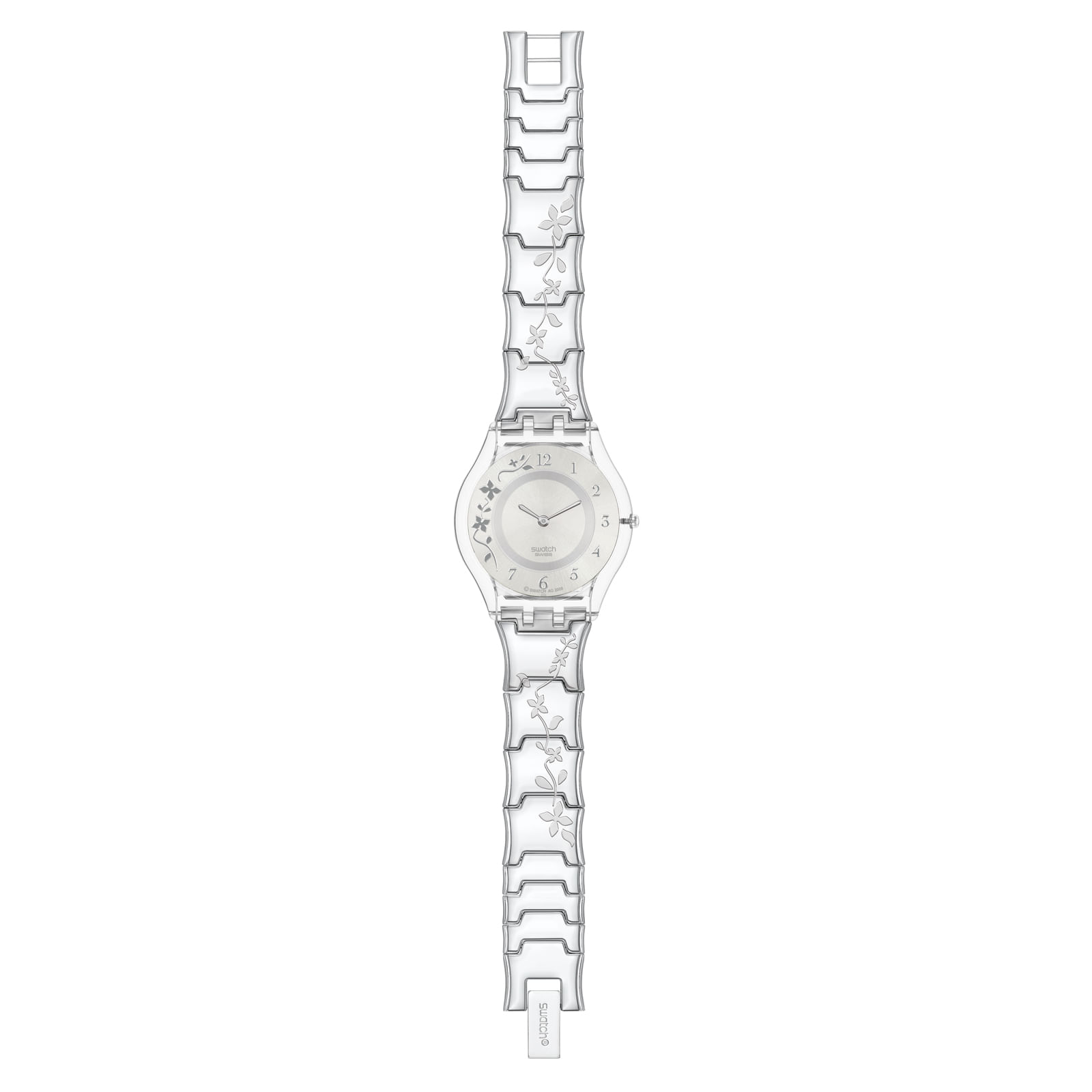 Reloj SWATCH CLIMBER FLOWERY AGAIN SS08K100G Transparente