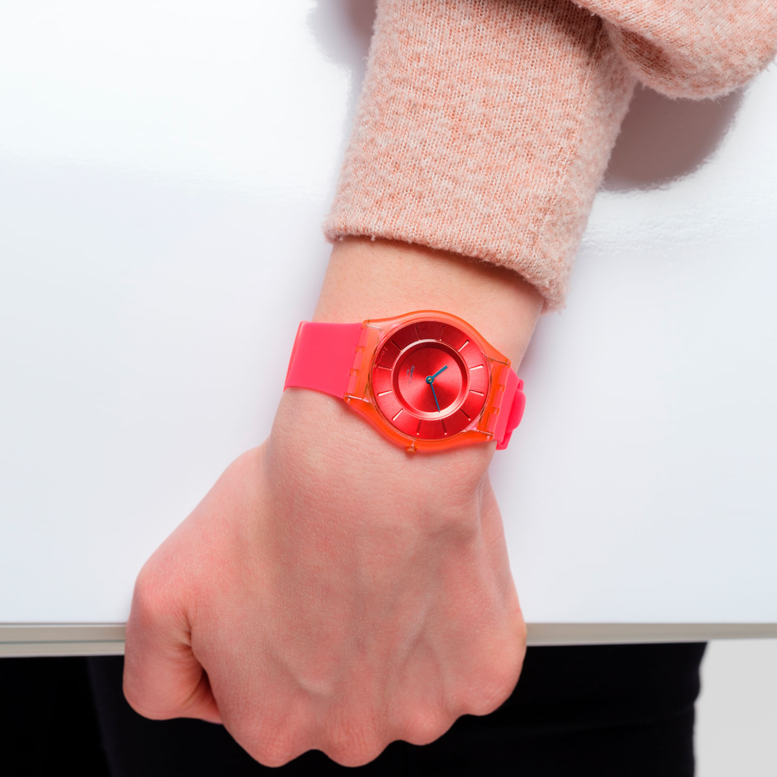 Reloj SWATCH SWEET CORAL SS08R100 Rojo