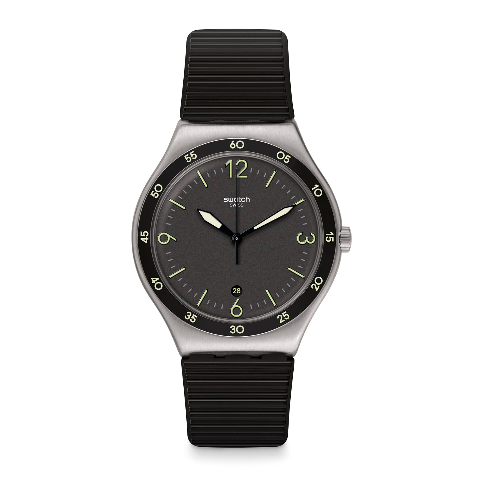 Reloj SWATCH BLACK SUIT BIG CLASSIC YWS454 Gris