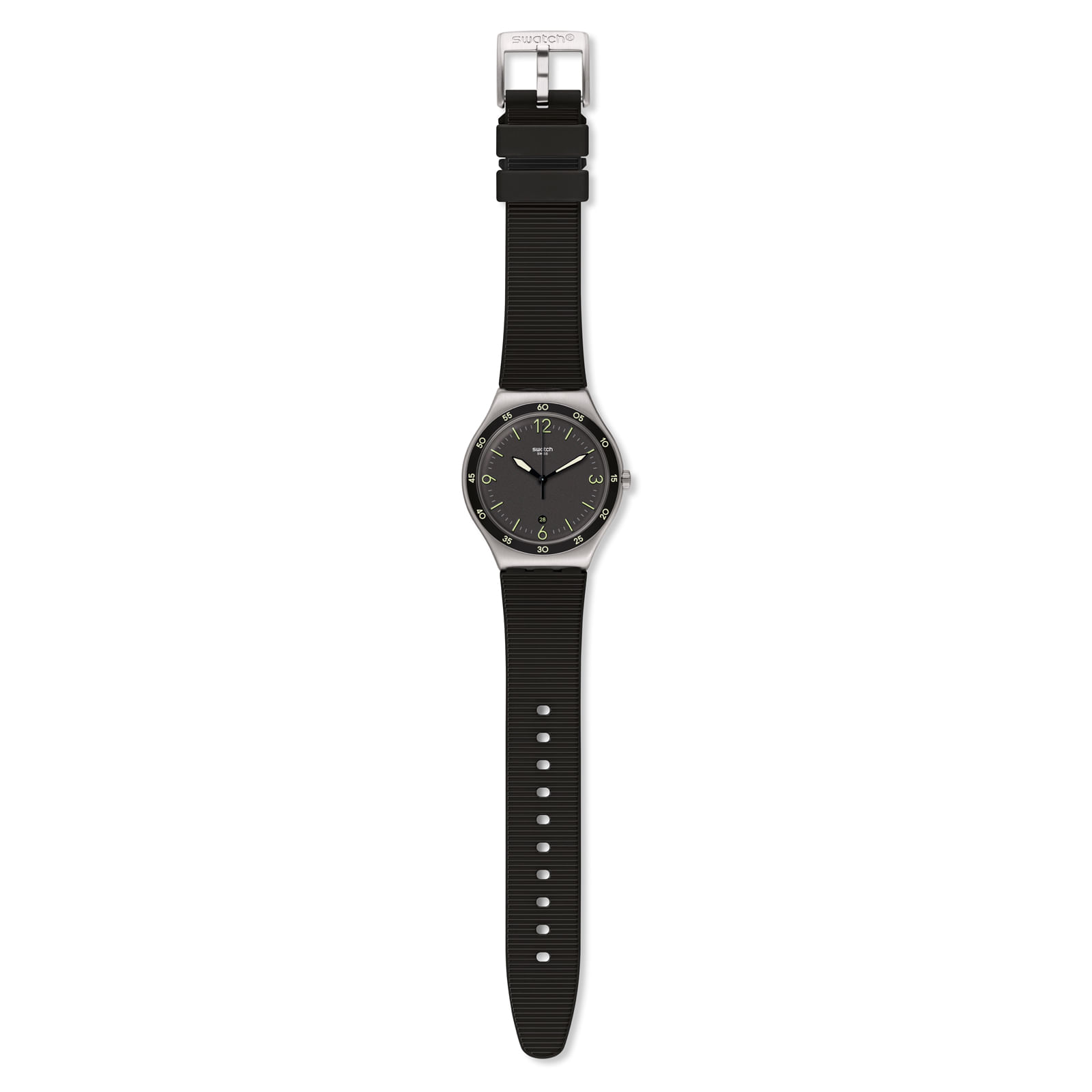 Reloj SWATCH BLACK SUIT BIG CLASSIC YWS454 Gris