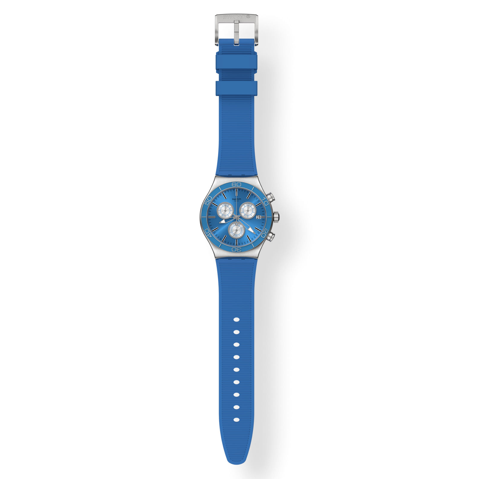 Reloj SWATCH BLUE IS ALL YVS485 Plateado