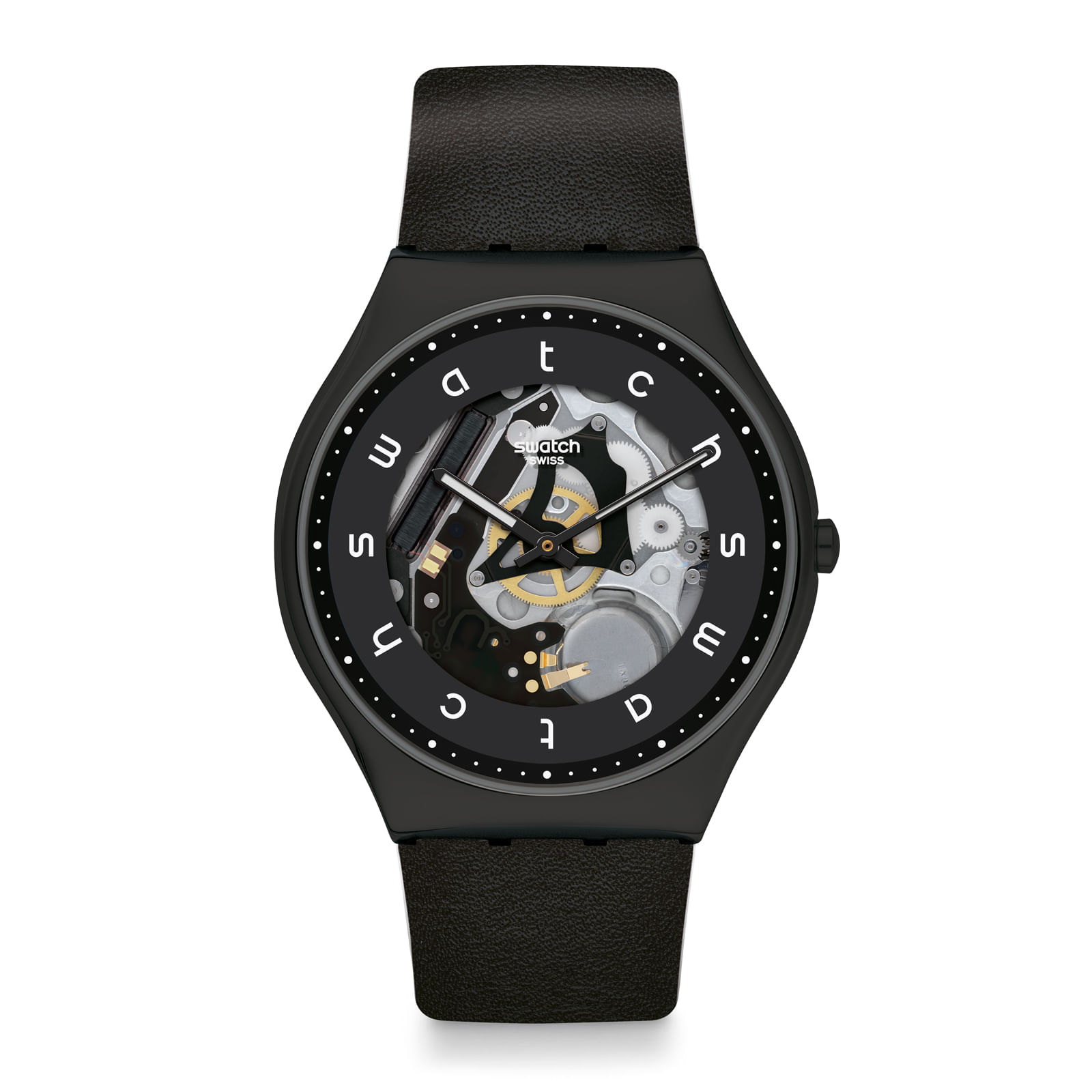 Reloj SWATCH WHITE SIDE SS07B101 Negro