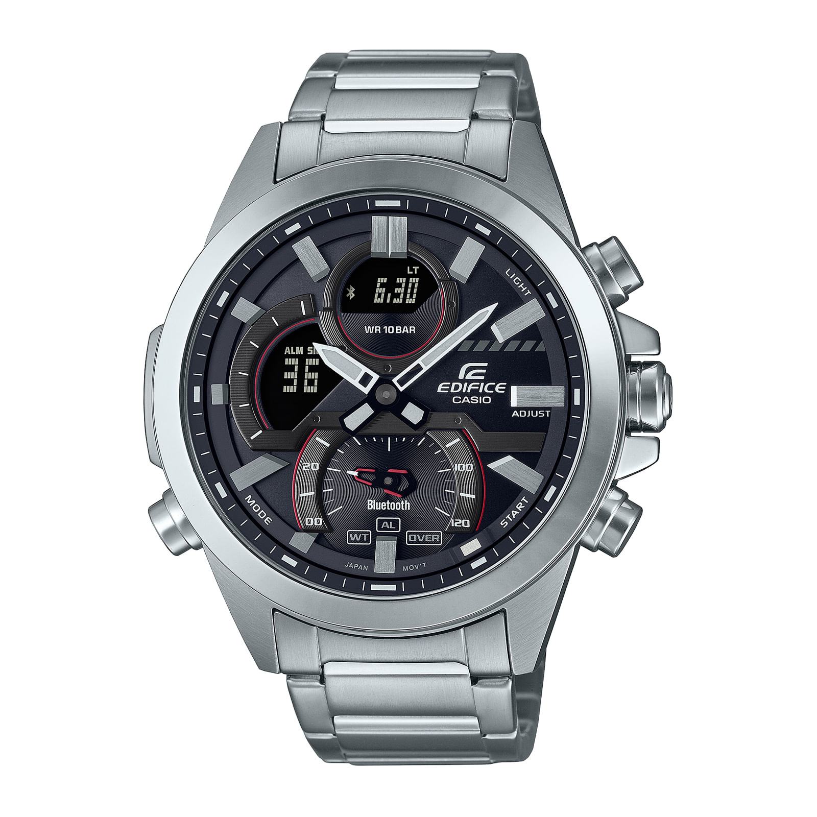 Reloj EDIFICE ECB-30D-1A Acero Hombre Plateado - Btime