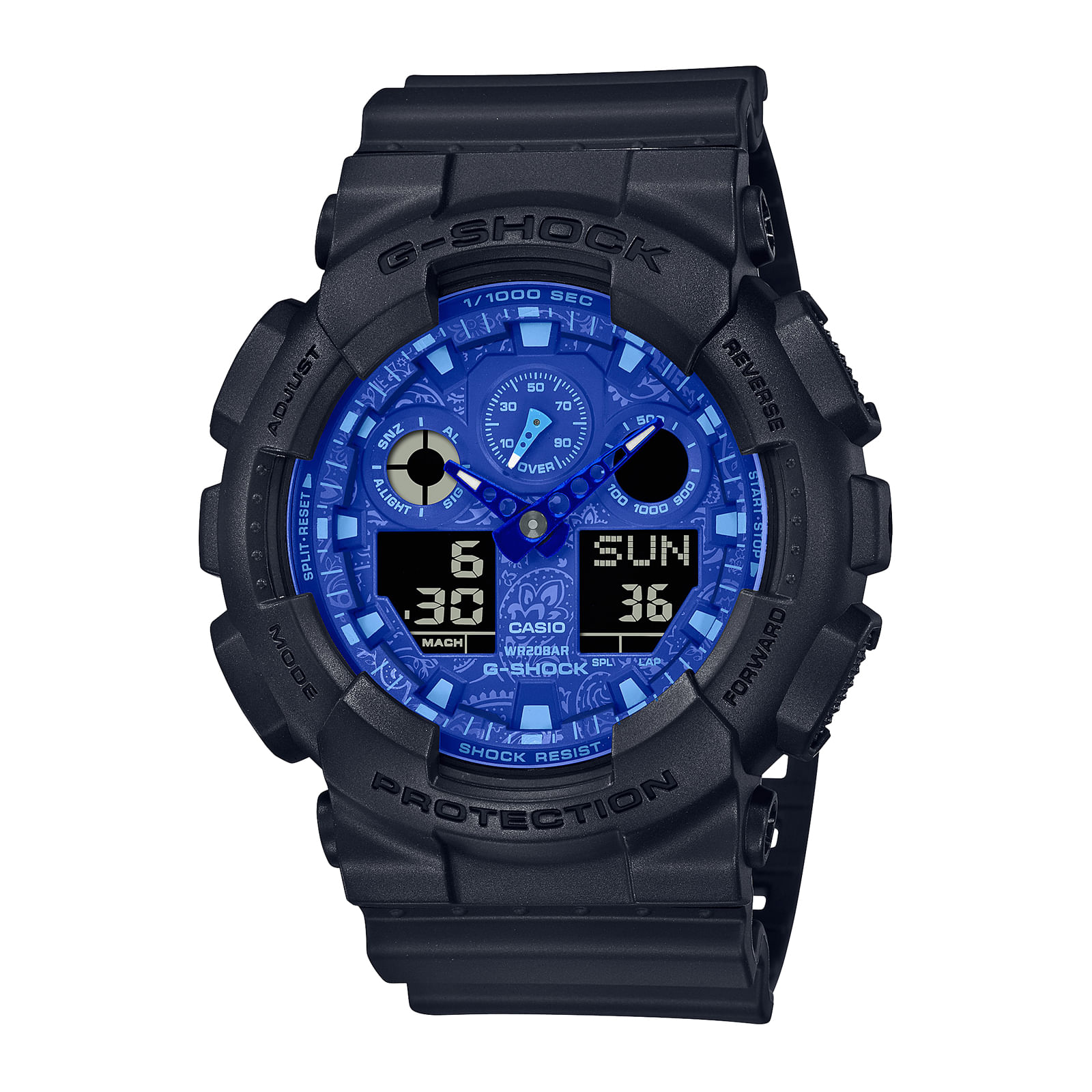 Reloj G-SHOCK GA-100BP-1A Resina Hombre Negro