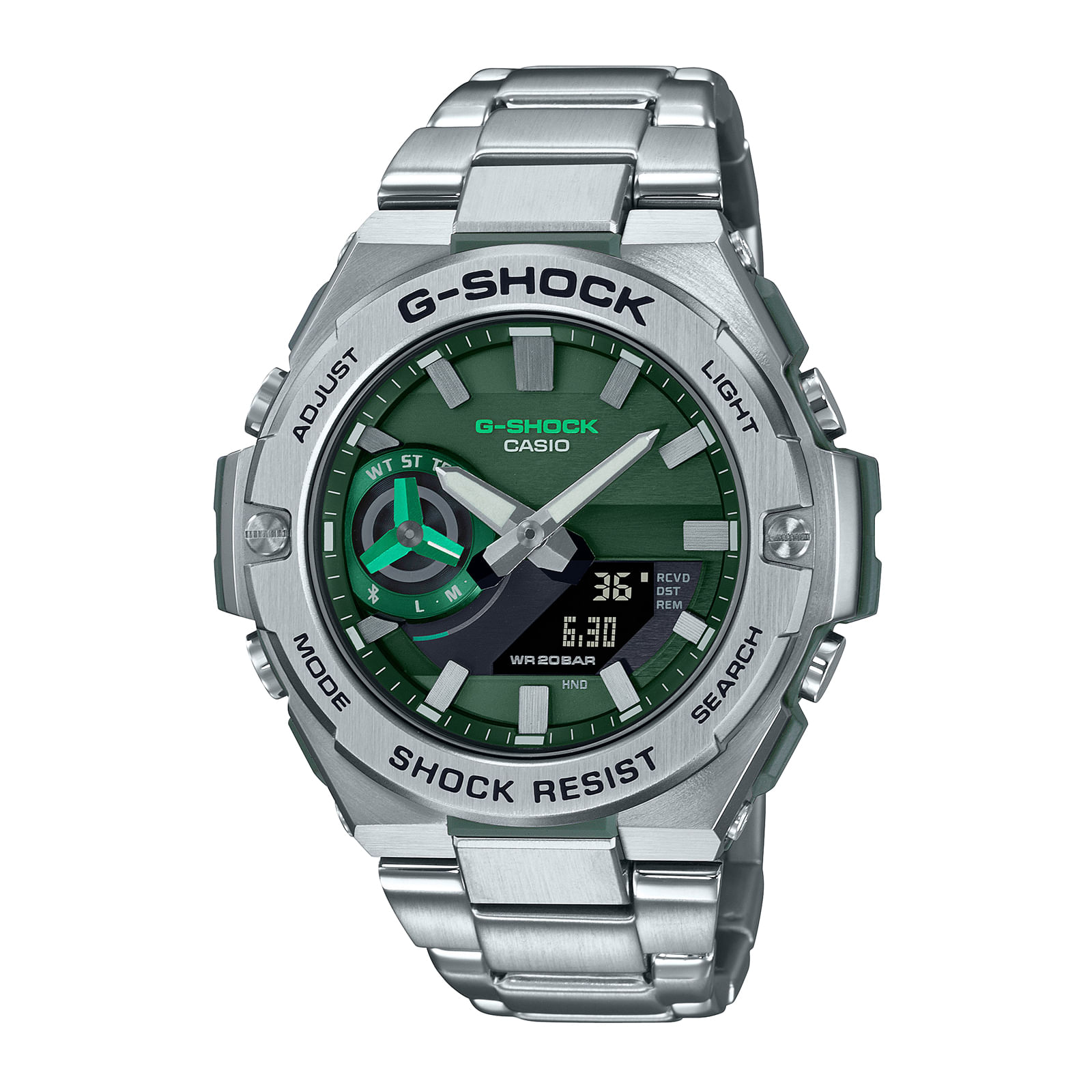 Reloj G-SHOCK GST-B500AD-3A Resina/Acero Hombre Plateado