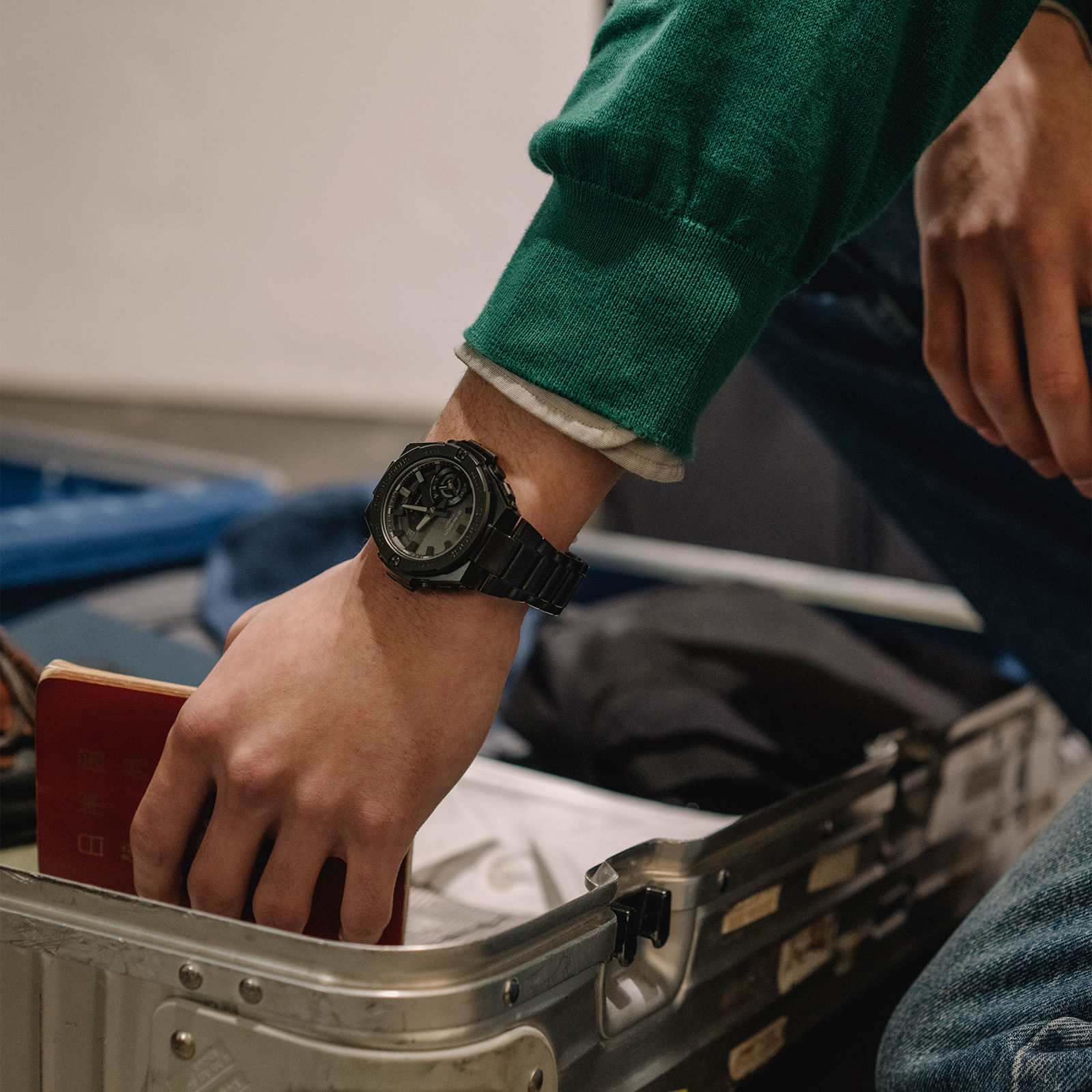 Reloj G-SHOCK GST-B500BD-1A Resina/Acero Hombre Negro
