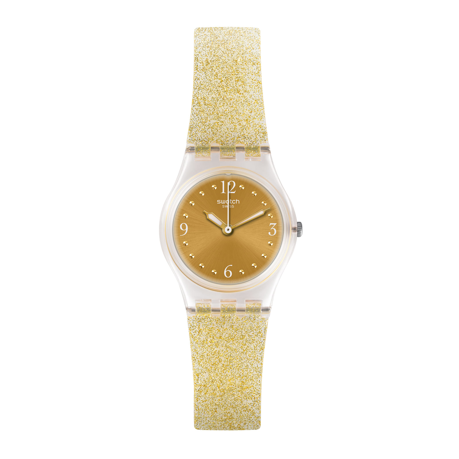 Reloj SWATCH GOLDEN GLISTAR TOO LK382 Transparente