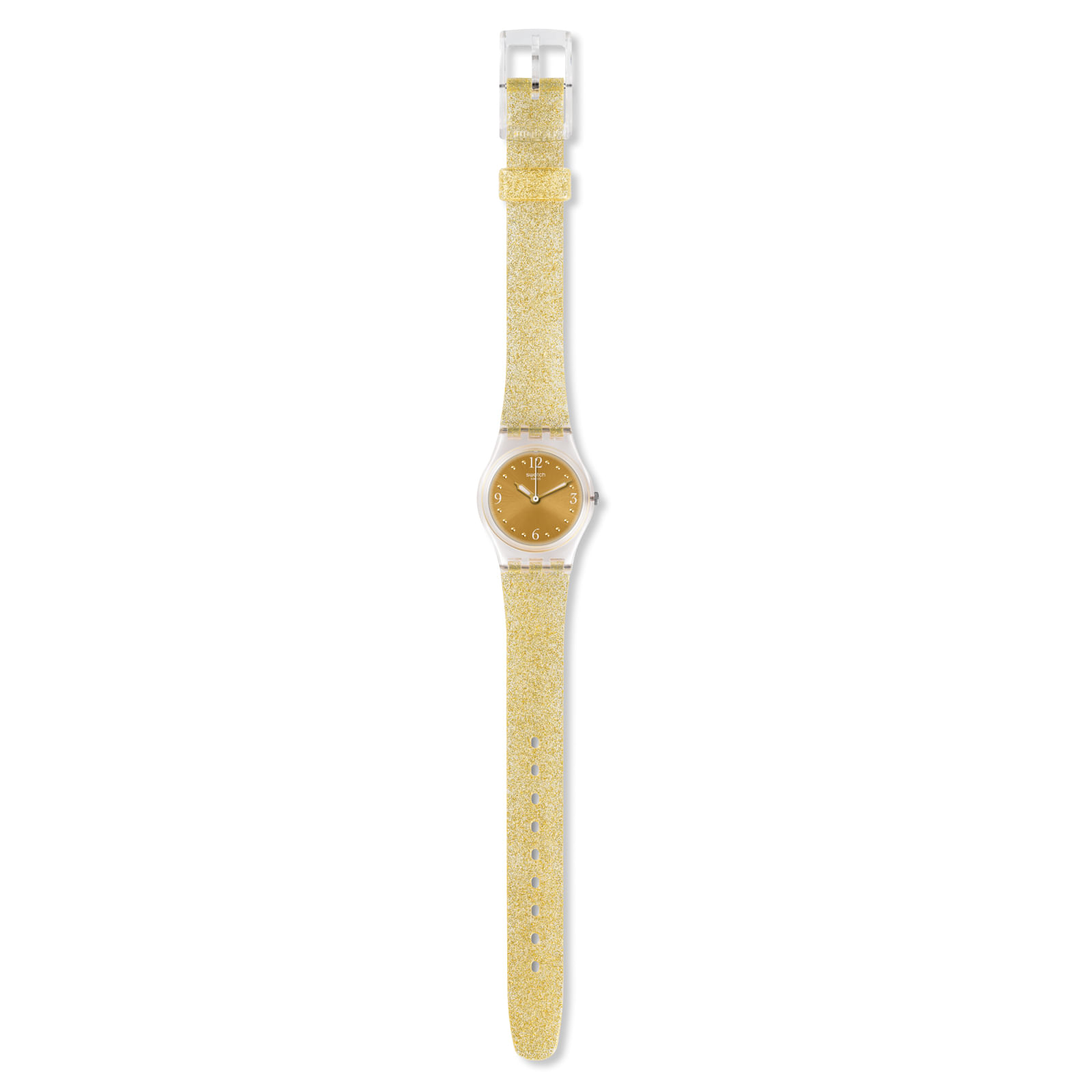 Reloj SWATCH GOLDEN GLISTAR TOO LK382 Transparente