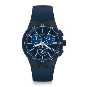 Reloj SWATCH BLUE STEWARD SUSB417 Negro
