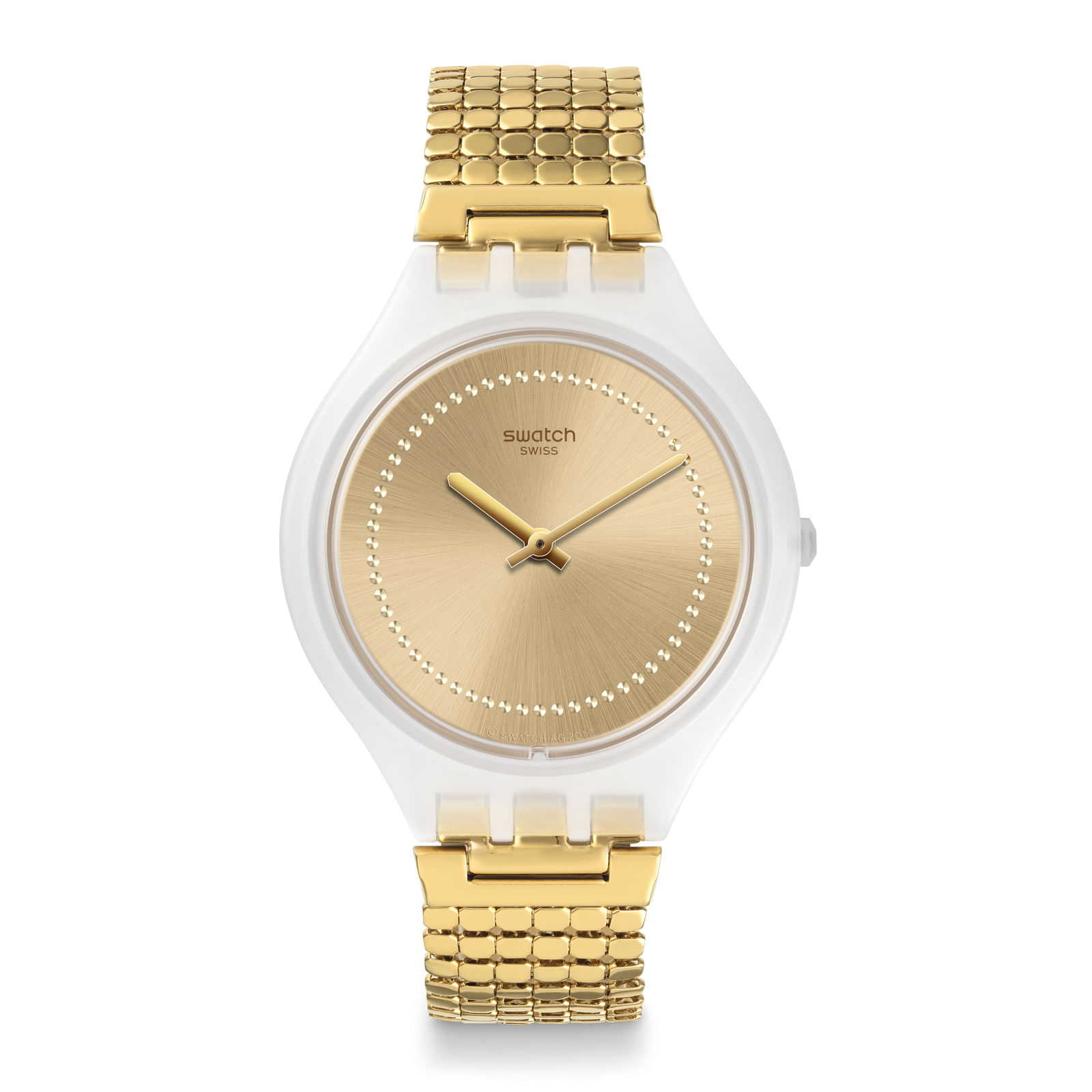 Reloj SWATCH SKINGLANCE S SVOW104GB Blanco