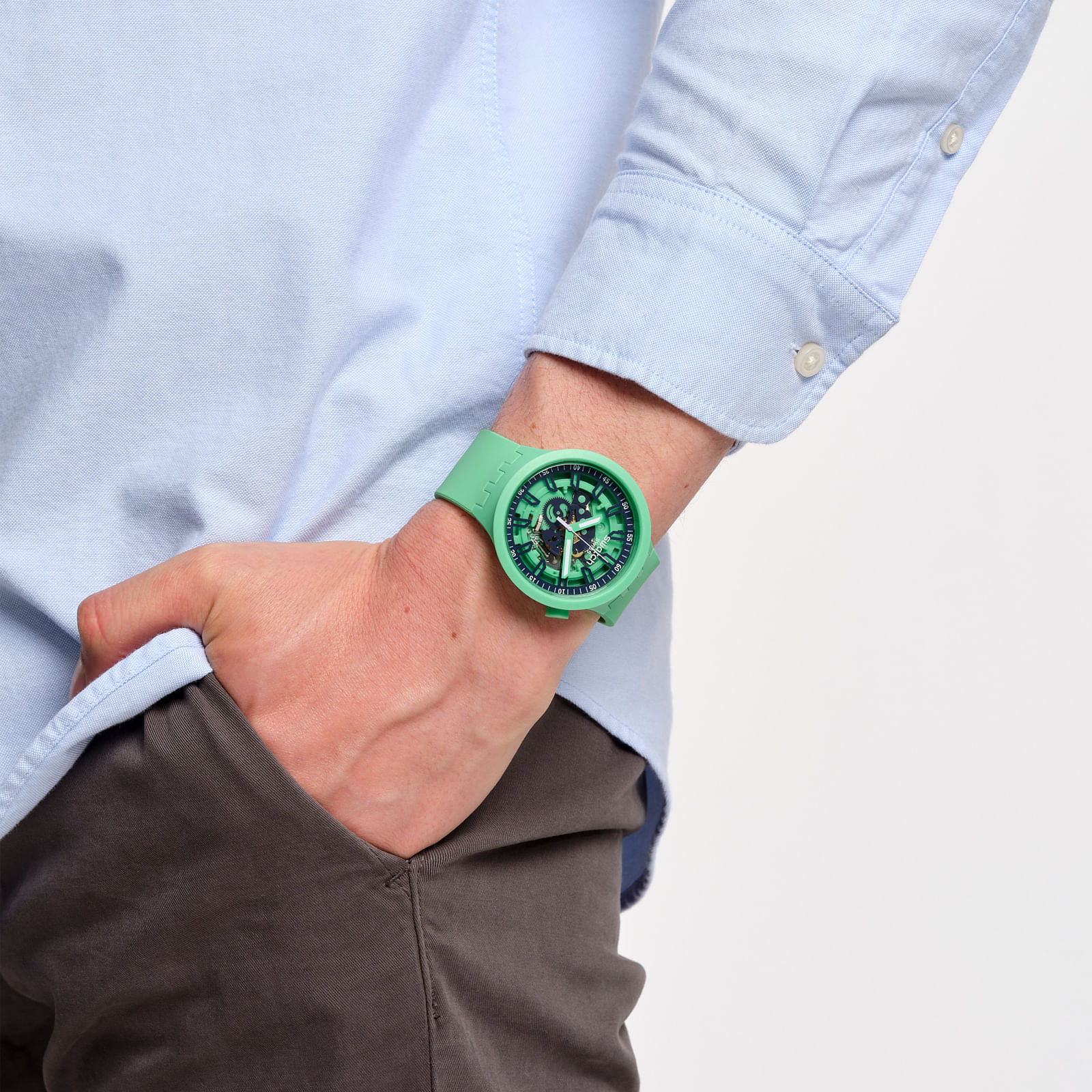 Reloj SWATCH FRESH SQUEEZE SB01G101 Verde