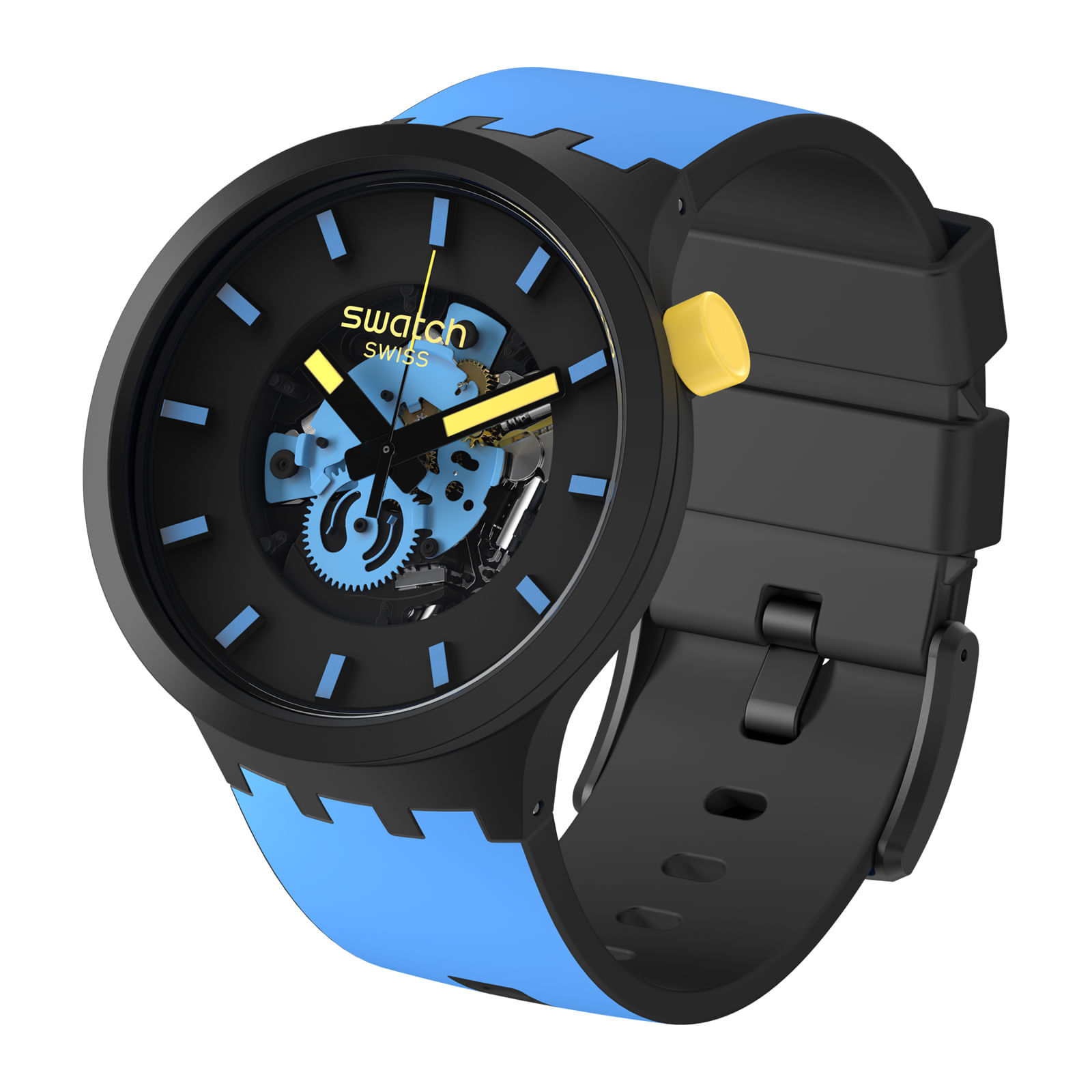 Reloj SWATCH TRAVEL BY DAY SB03B108 Negro Btime