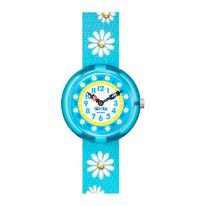 Reloj FLIK FLAK SPARKLING DAISY ZFBNP186 Niños Celeste