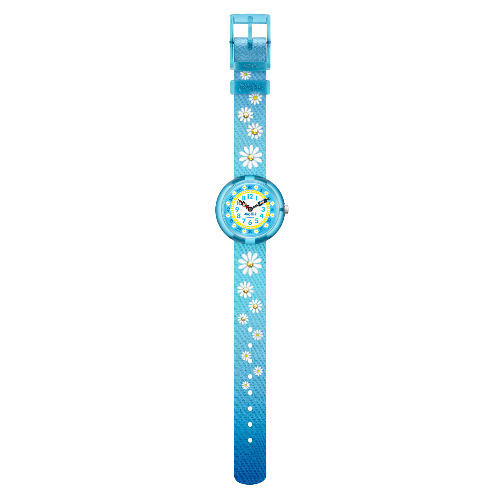 Reloj FLIK FLAK SPARKLING DAISY ZFBNP186 Niños Celeste