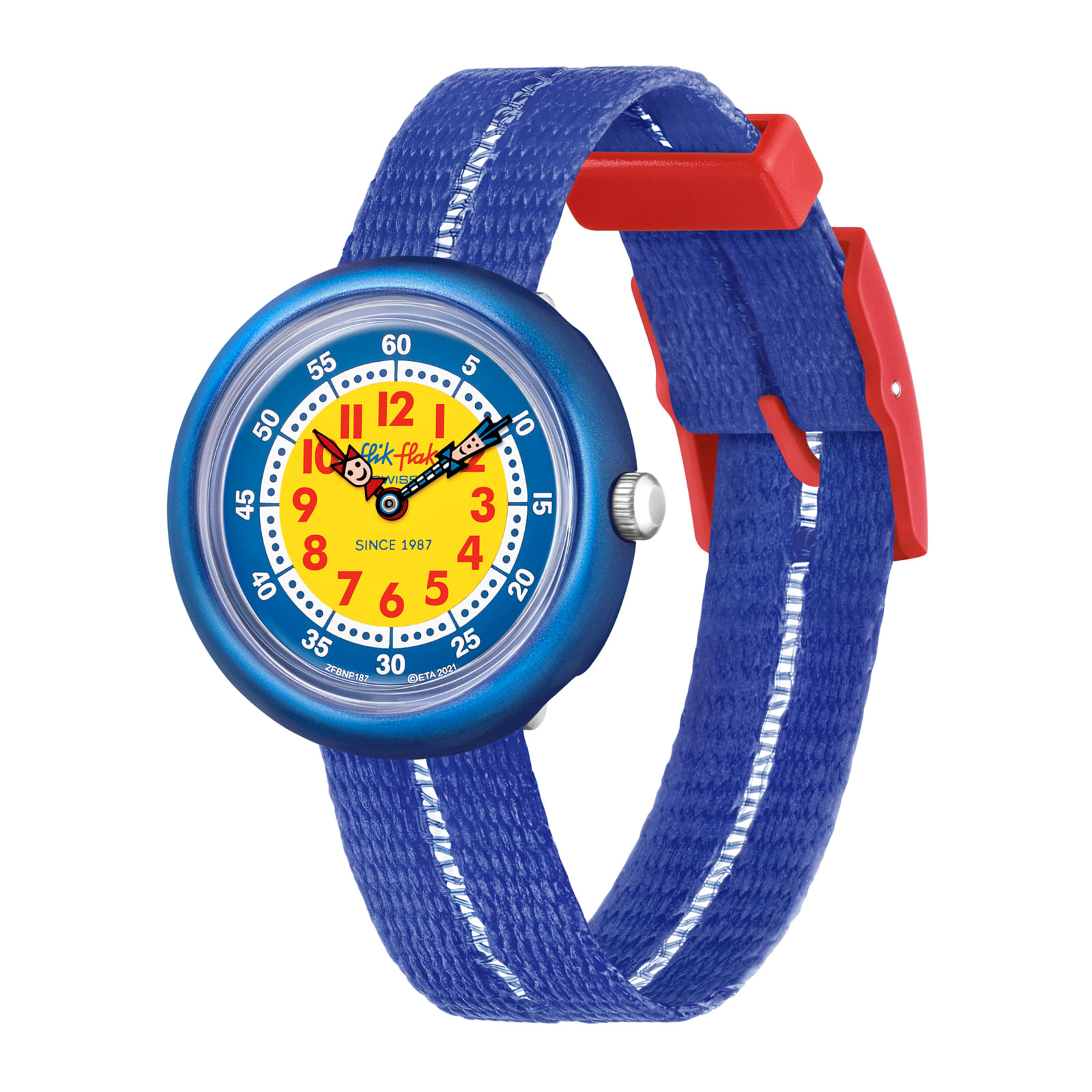 Reloj FLIK FLAK RETRO BLUE ZFBNP187 Niños Azul