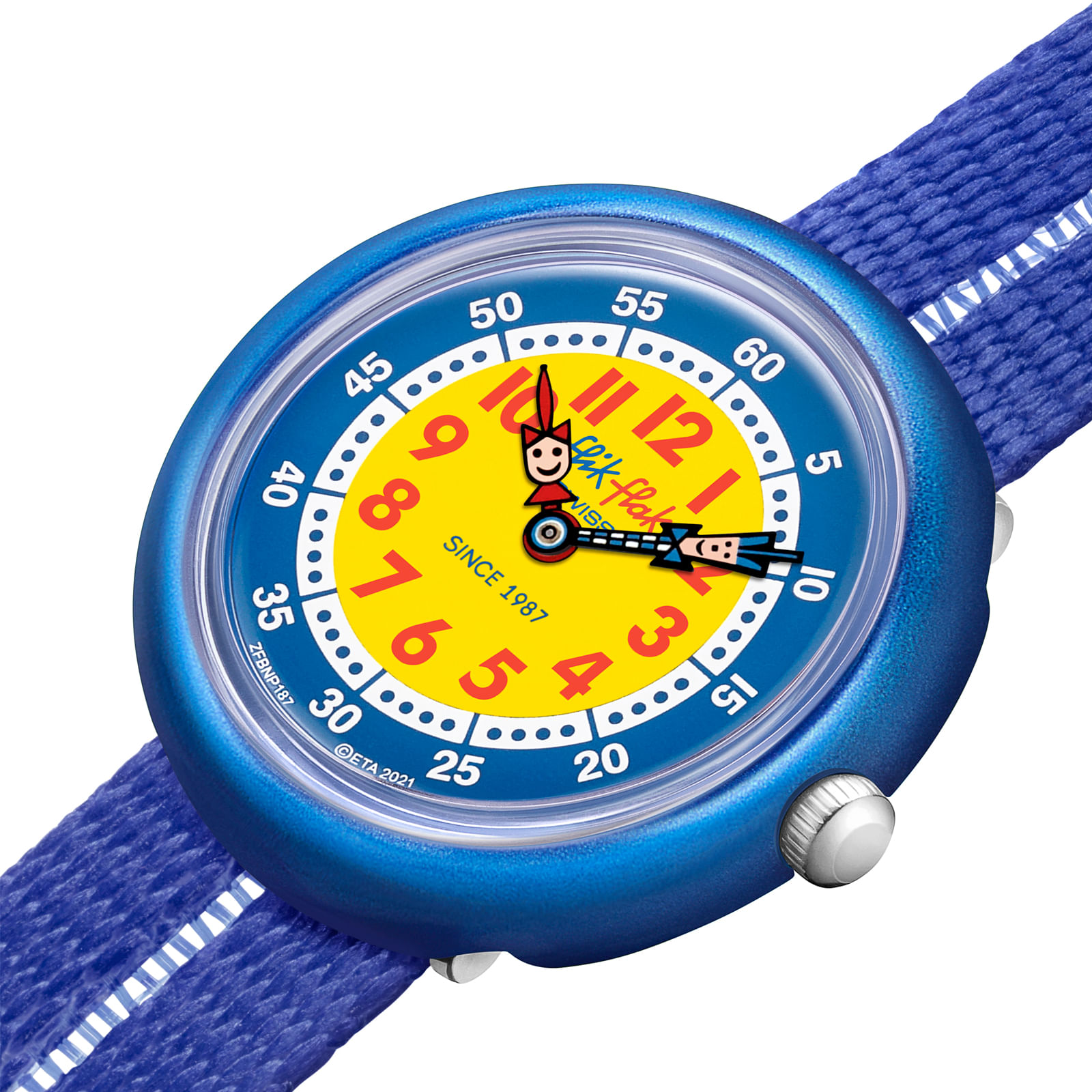Reloj FLIK FLAK RETRO BLUE ZFBNP187 Niños Azul