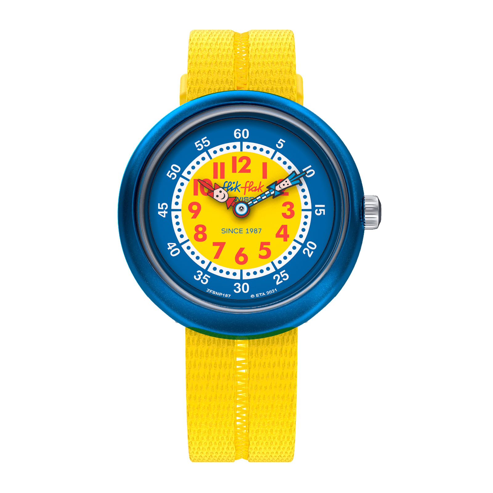 Reloj FLIK FLAK RETRO YELLOW ZFBNP189 Niños Azul