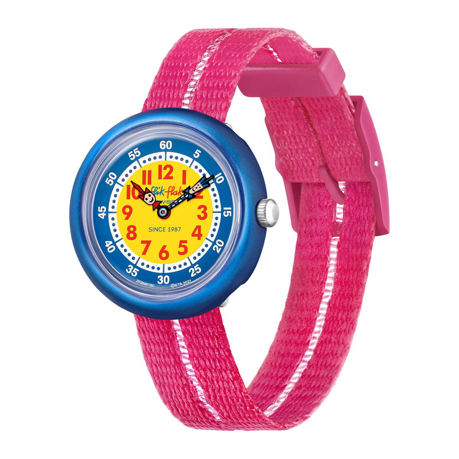 Reloj FLIK FLAK RETRO PINK ZFBNP190 Niños Azul