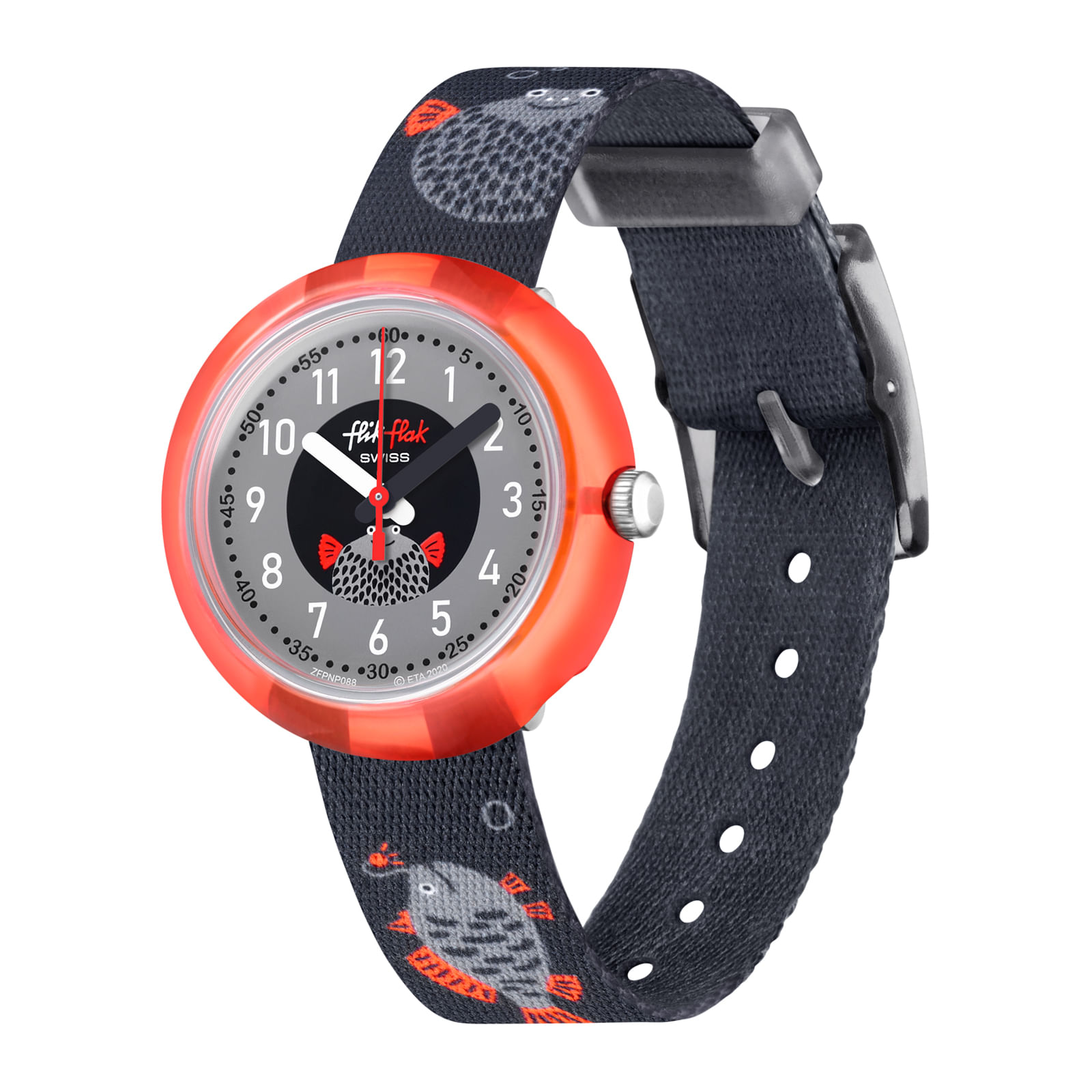 Reloj FLIK FLAK PUFFERFISH ZFPNP088 Niños Rojo