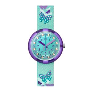 Reloj FLIK FLAK SPARKLING BUTTERFLY ZFPNP100 Niños Purpura