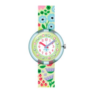 Reloj FLIK FLAK FLOWER POWER ZFPNP109 Niños Celeste