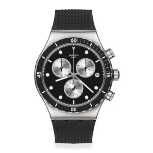 Reloj SWATCH DARK IRONY YVS487 Plateado