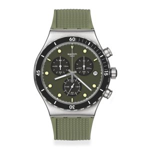 Reloj SWATCH BACK IN KHAKI YVS488 Plateado