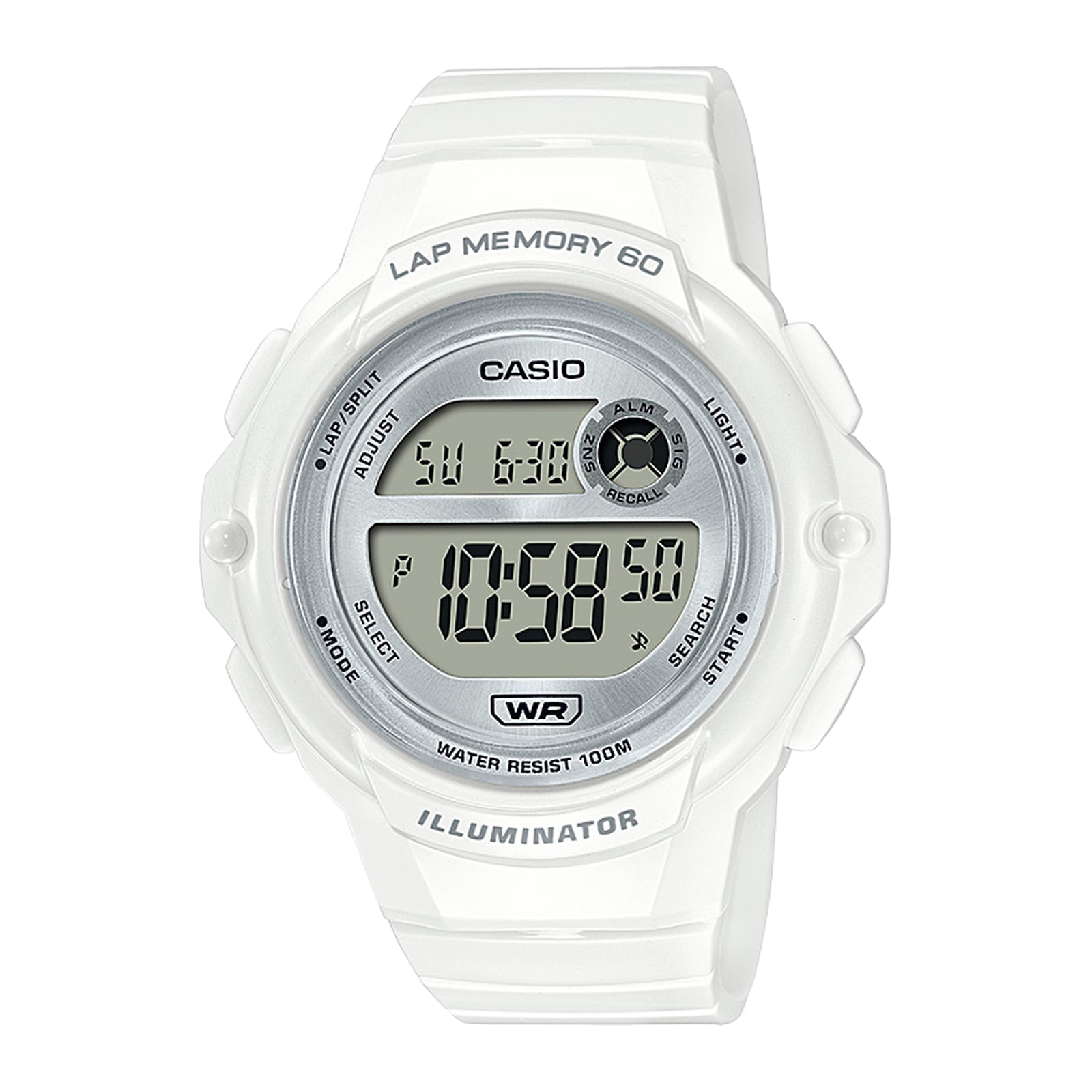 Reloj CASIO LWS-1200H-7A1 Resina Mujer Blanco - Btime