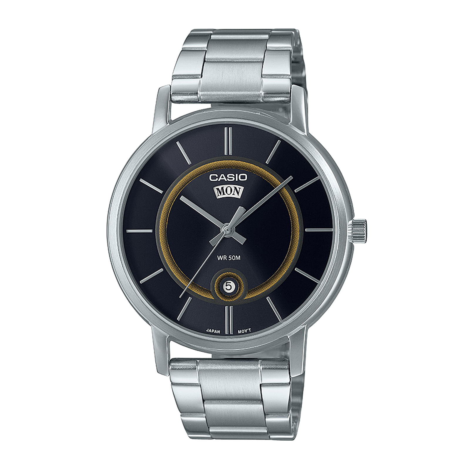 Reloj CASIO MTP-B120D-1A Acero Hombre Plateado