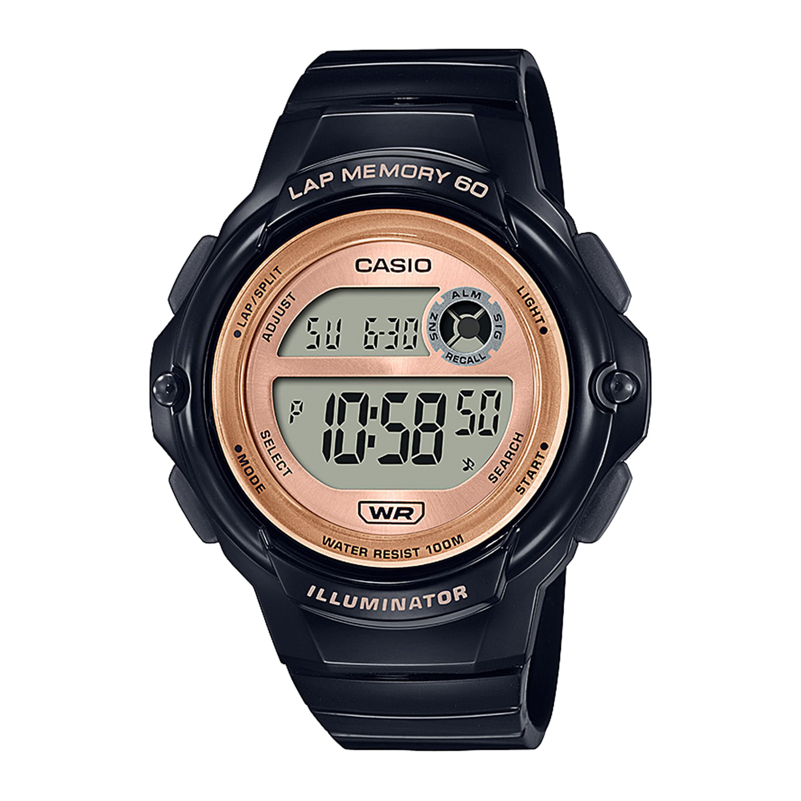 Reloj CASIO LWS-1200H-1A Resina Mujer Negro