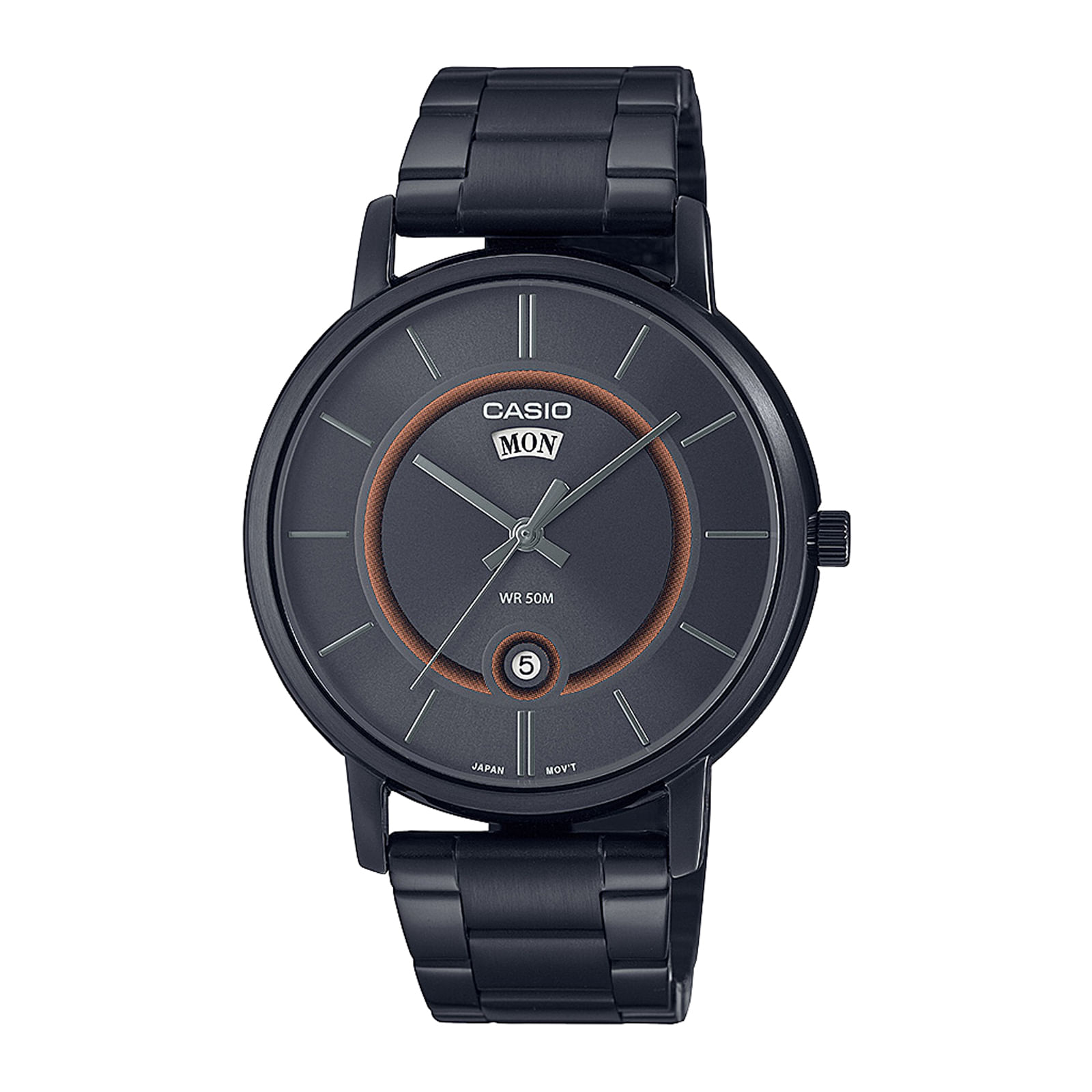 Reloj CASIO MTP-B120B-8A Acero Hombre Negro