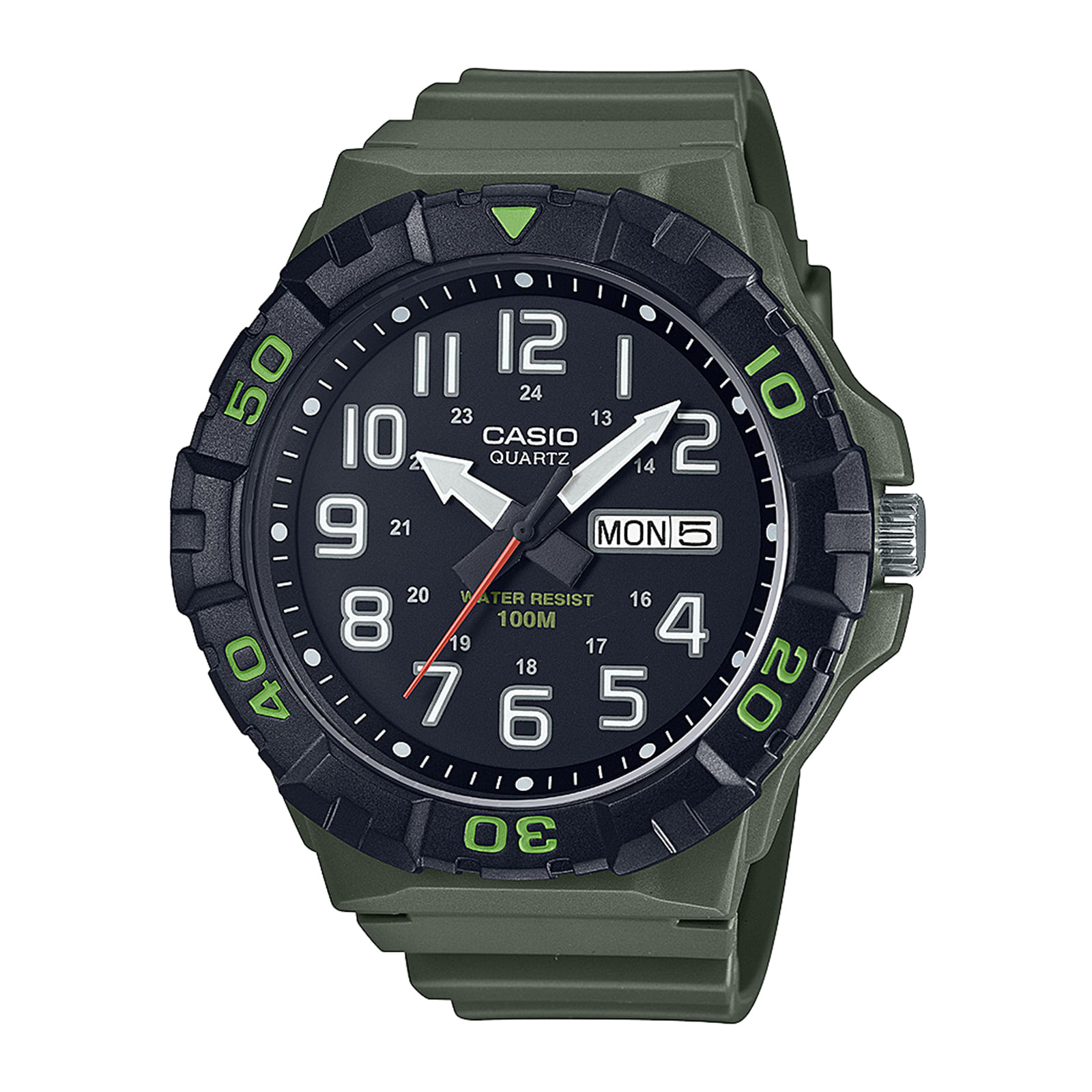 Reloj CASIO MRW-210H-3A Resina Hombre Verde