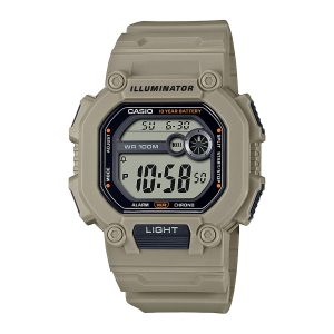 Reloj CASIO W-737HX-5A Resina Juvenil Beige