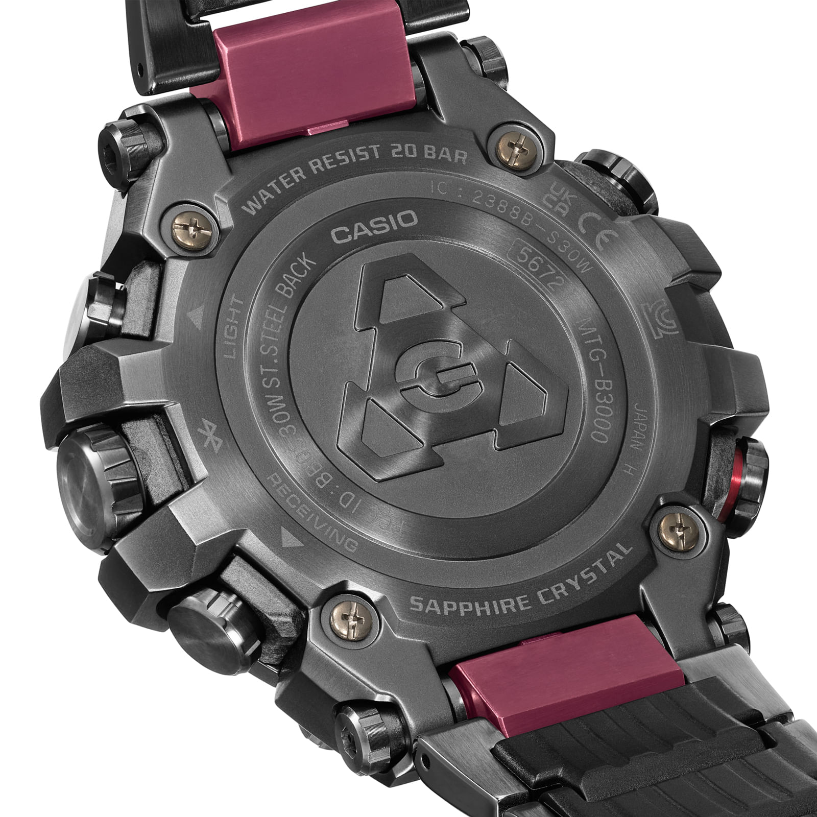 Reloj G-SHOCK MTG-B3000BD-1A Resina/Acero Hombre Negro