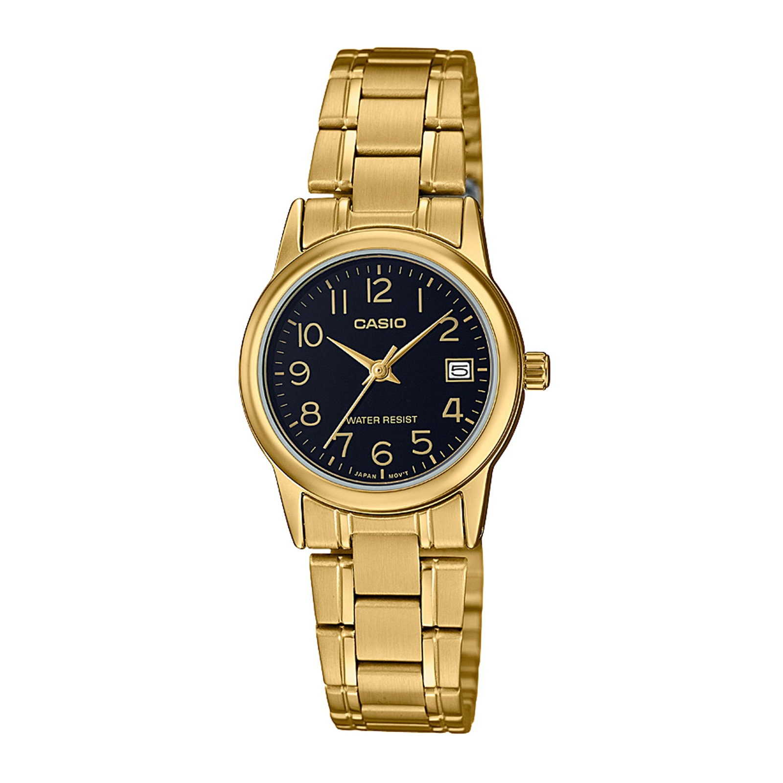 Reloj Mujer Casio Ltp-vt01g-1b Dorado Análogo