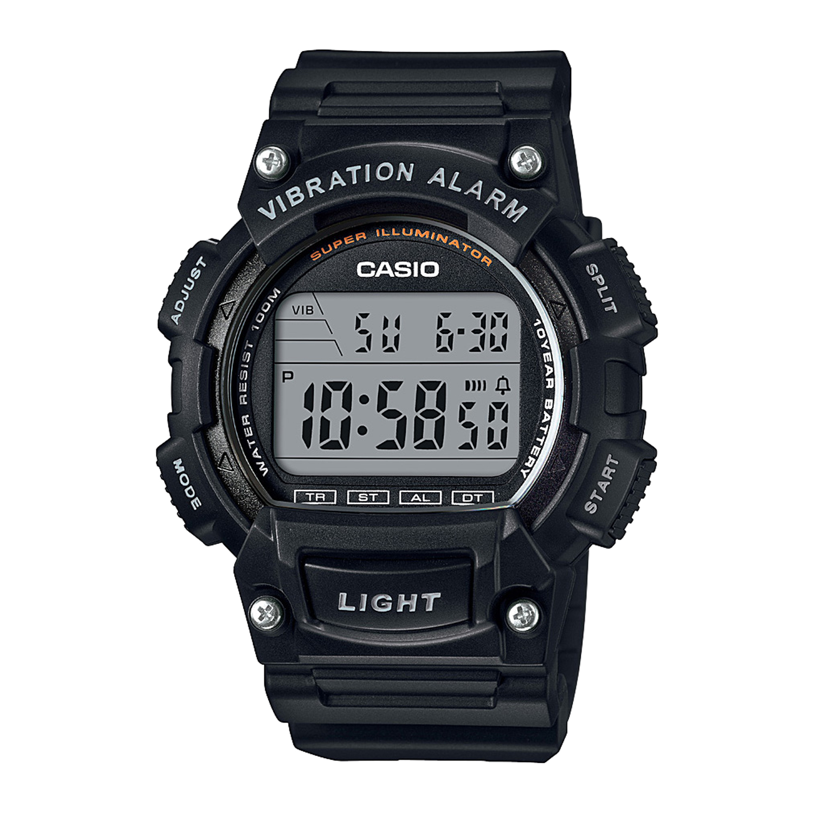 Reloj CASIO W-736H-1A Resina Hombre Negro